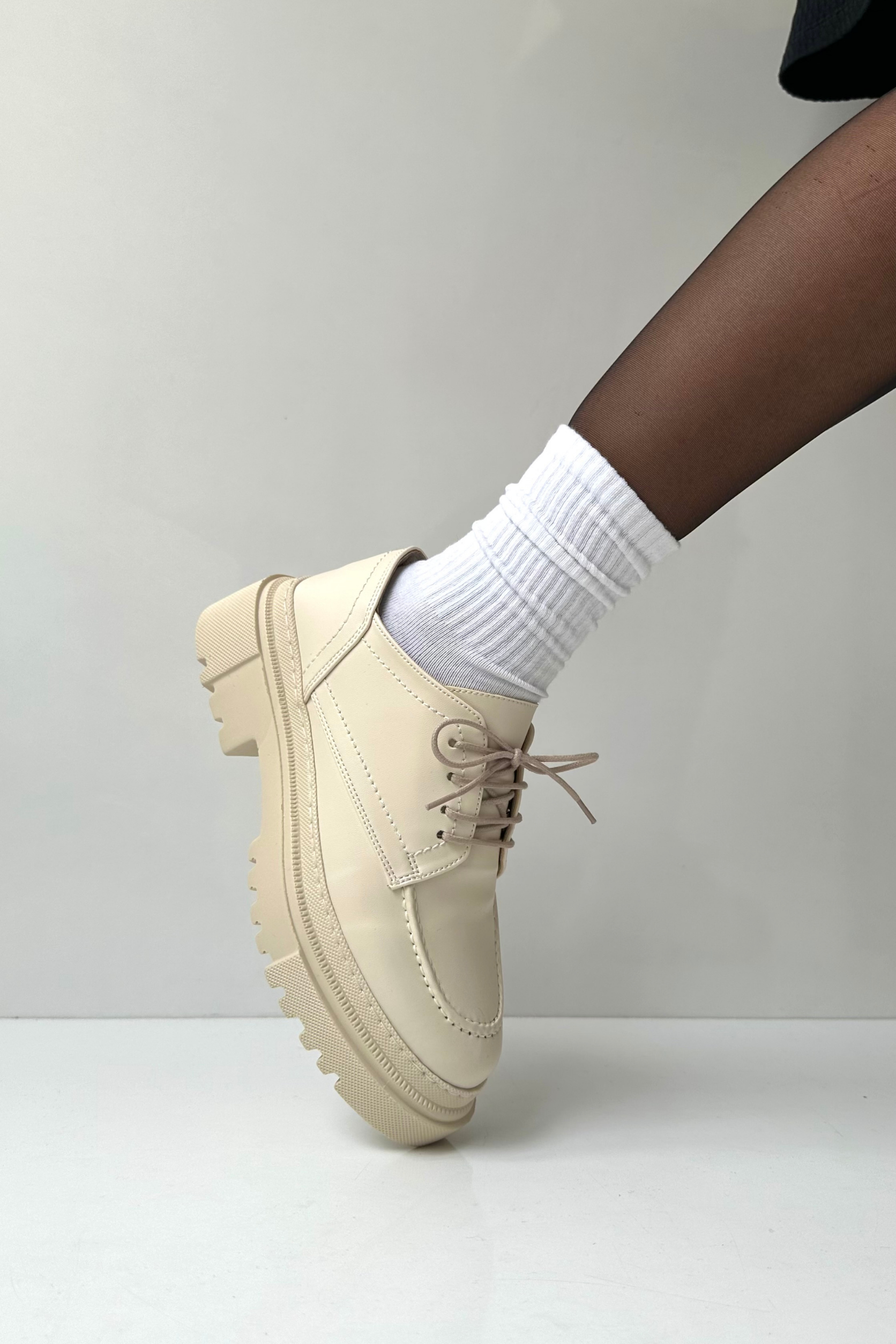 Kadın Makosen Ayakkabı BEJ