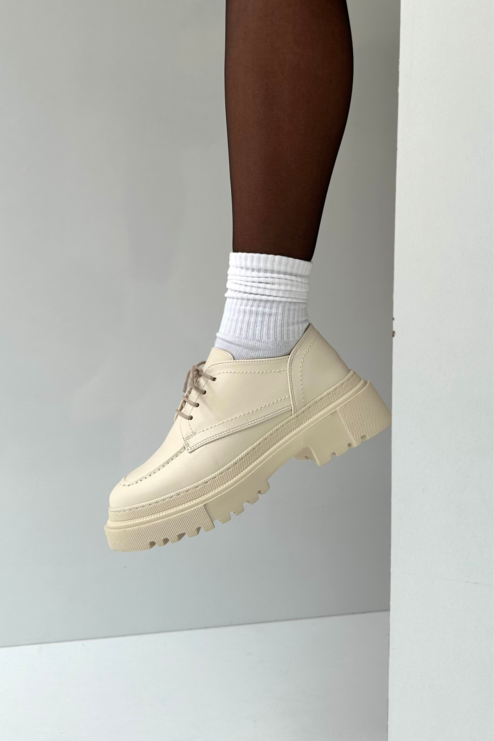 Kadın Makosen Ayakkabı BEJ