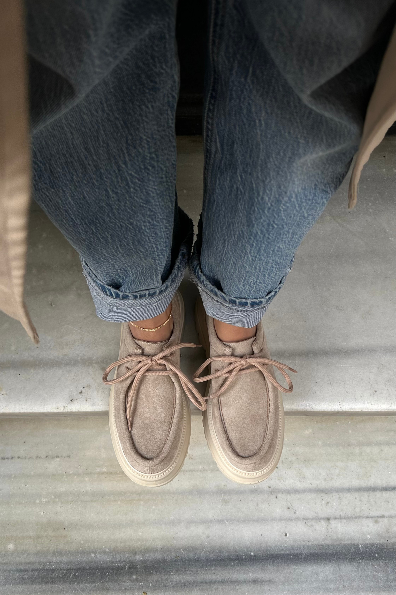 Kadın Makosen Ayakkabı BEJ SÜET