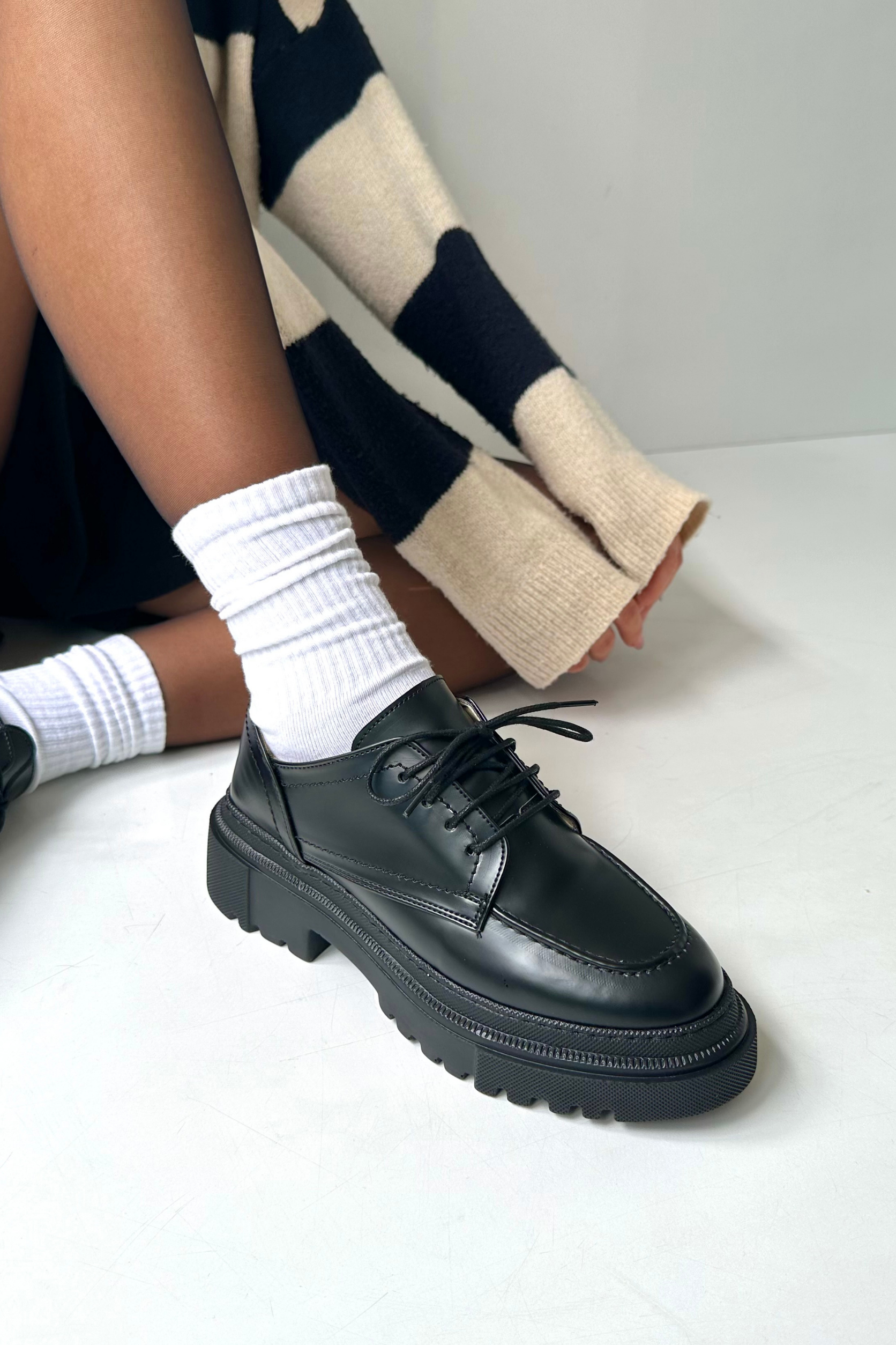 Kadın Makosen Ayakkabı SİYAH