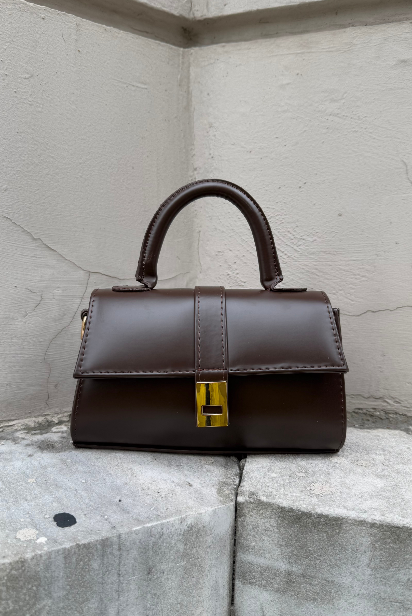 Kadın Mini El Çantası ACI KAHVE