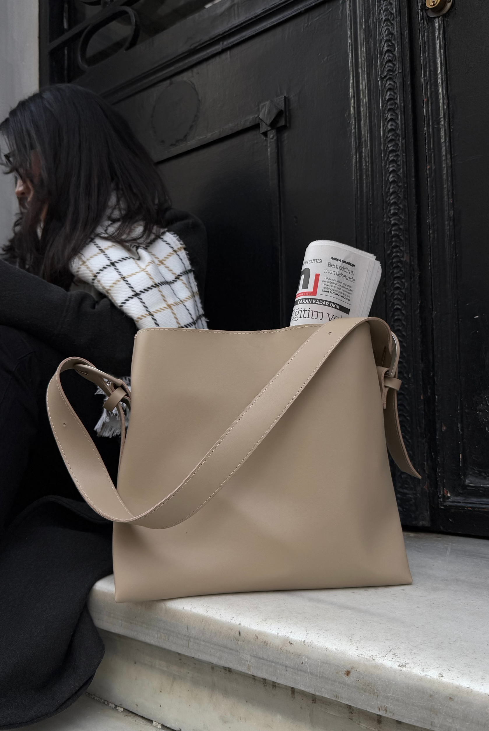 Kadın Omuz Çantası BEJ