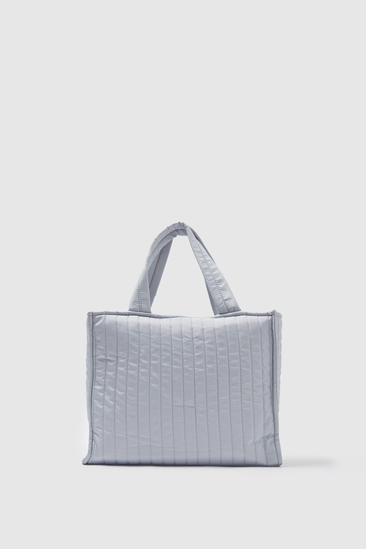 Kadın Omuz Çantası Mango GRİ