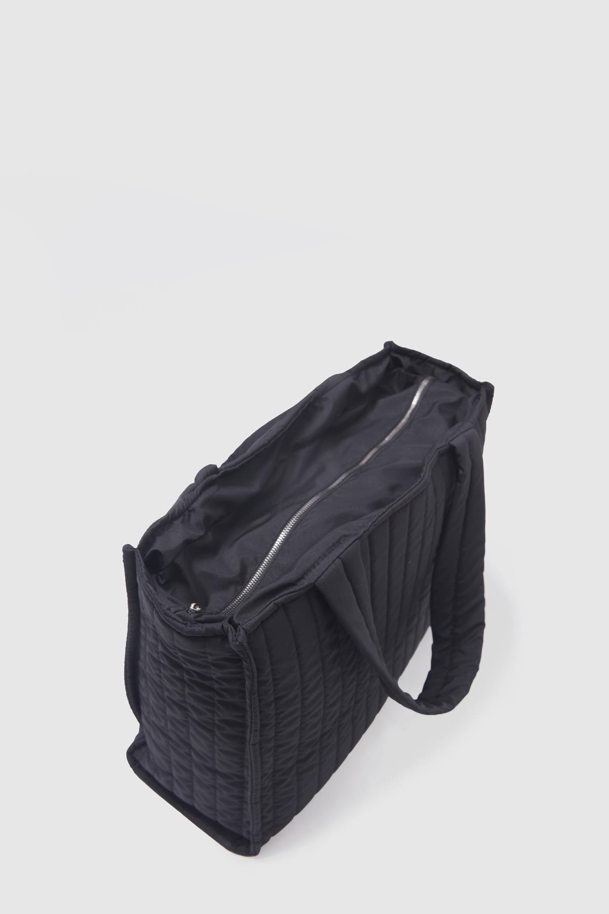 Kadın Omuz Çantası Mango SİYAH