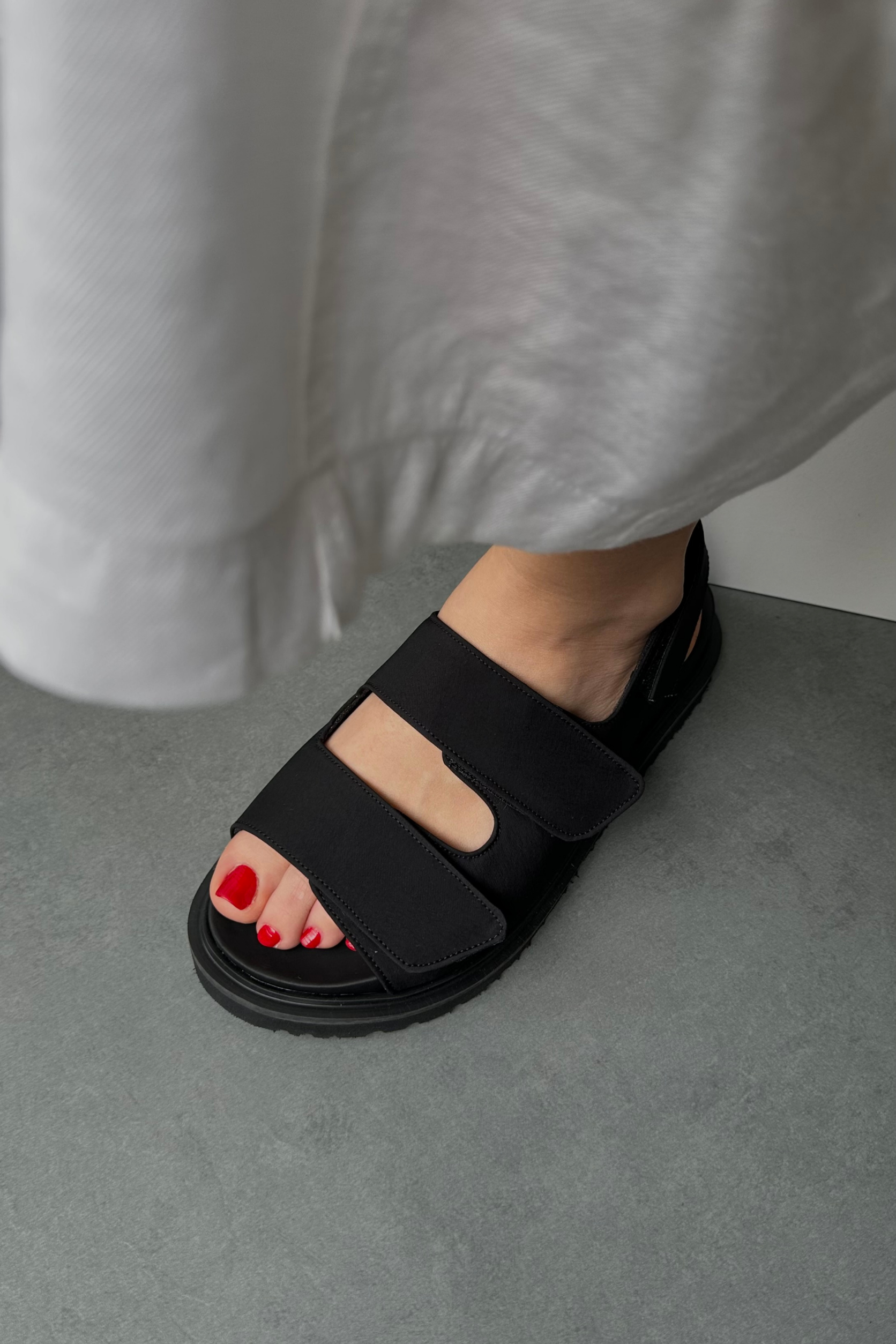 Kadın Sandalet SİYAH SATEN