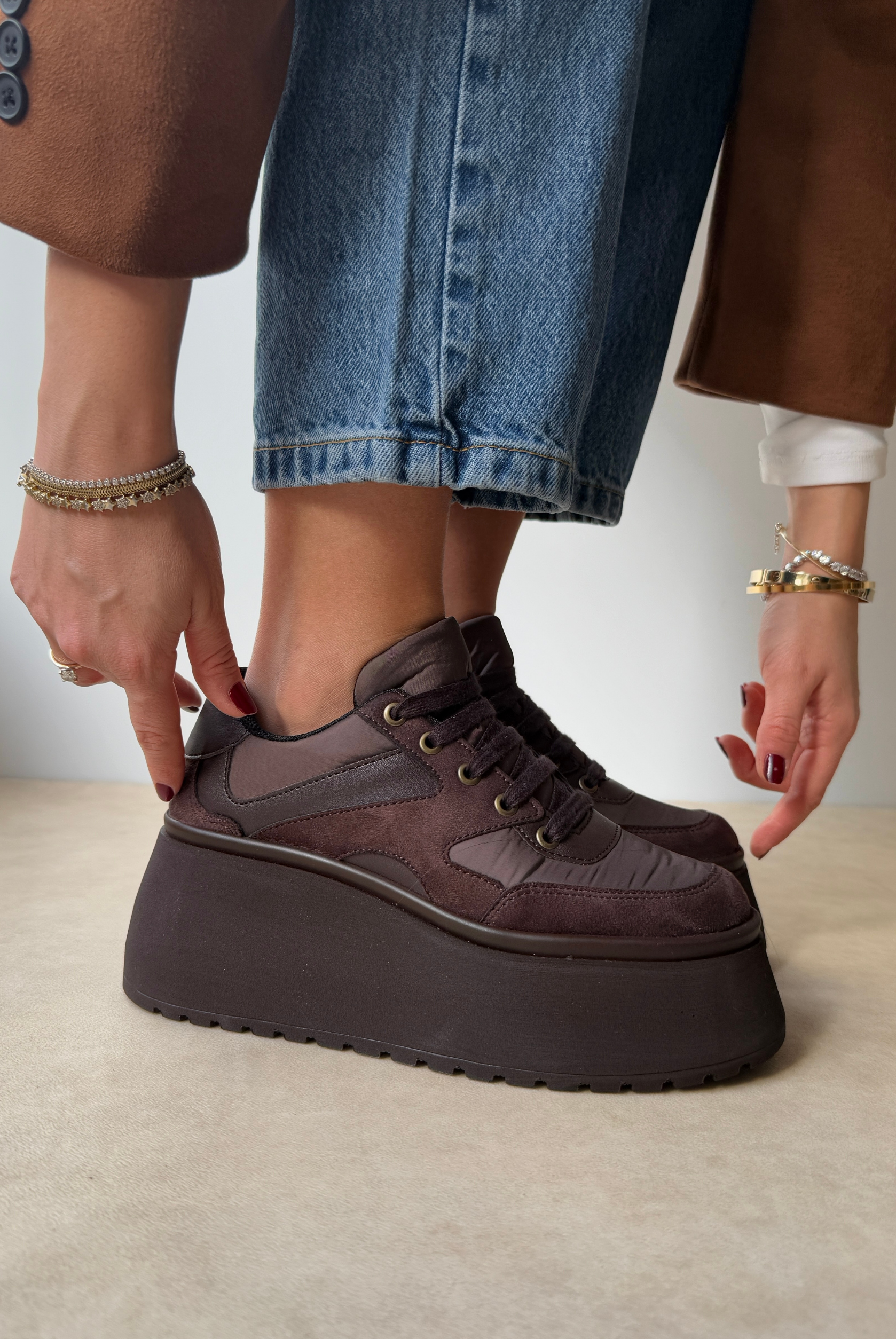 Kadın Spor Ayakkabı ACI KAHVE