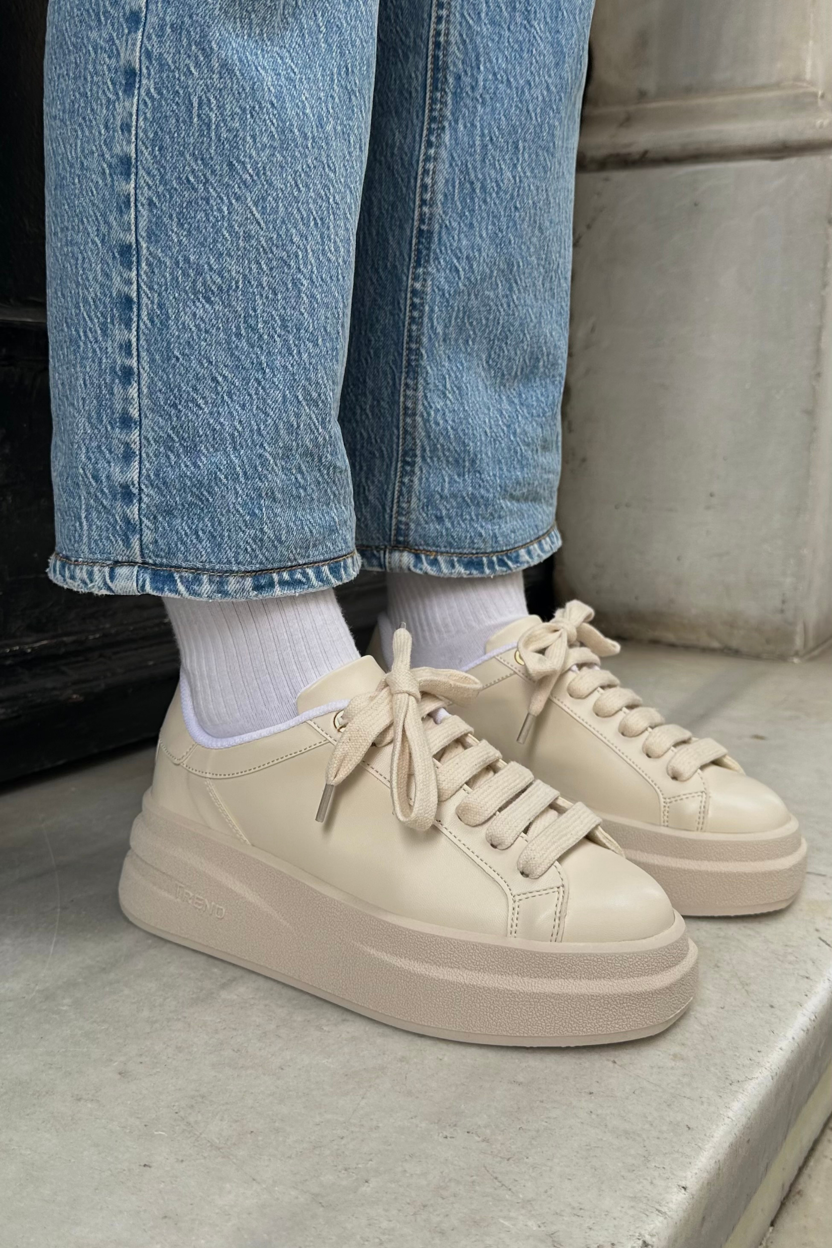 Kadın Spor Ayakkabı BEJ