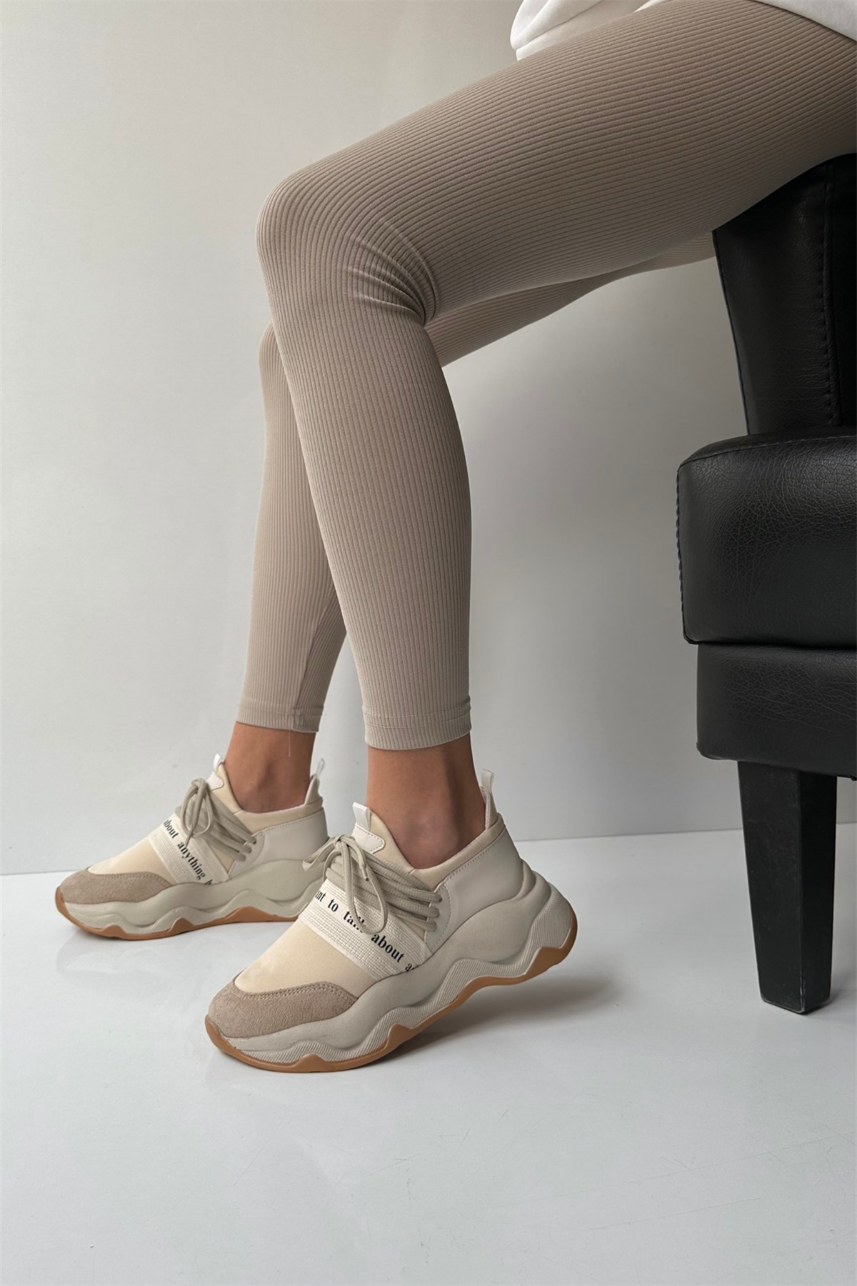 Kadın Spor Ayakkabı BEJ