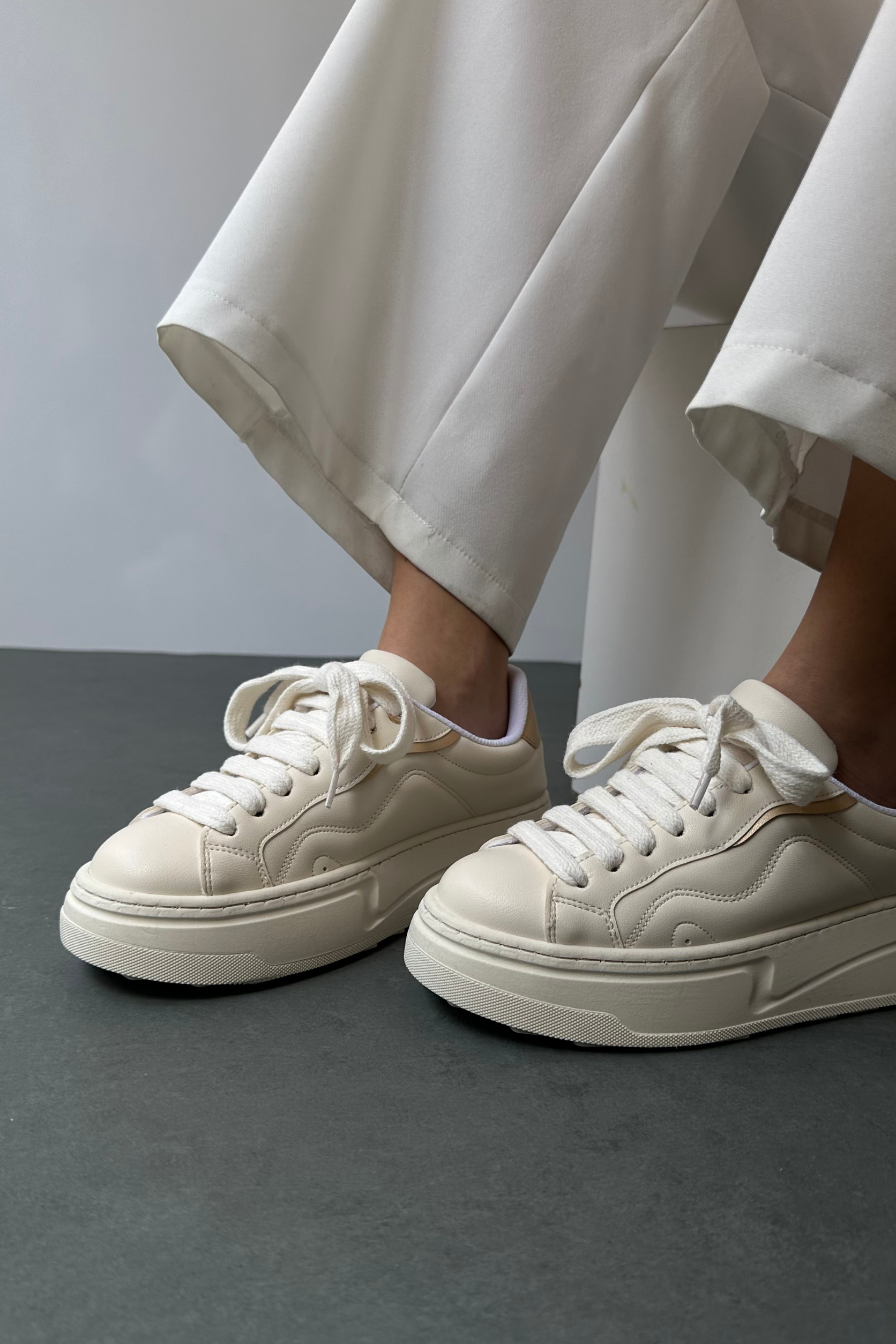 Kadın Spor Ayakkabı BEJ