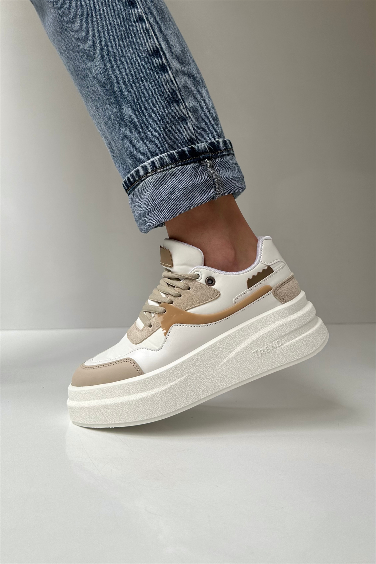 Kadın Spor Ayakkabı BEJ