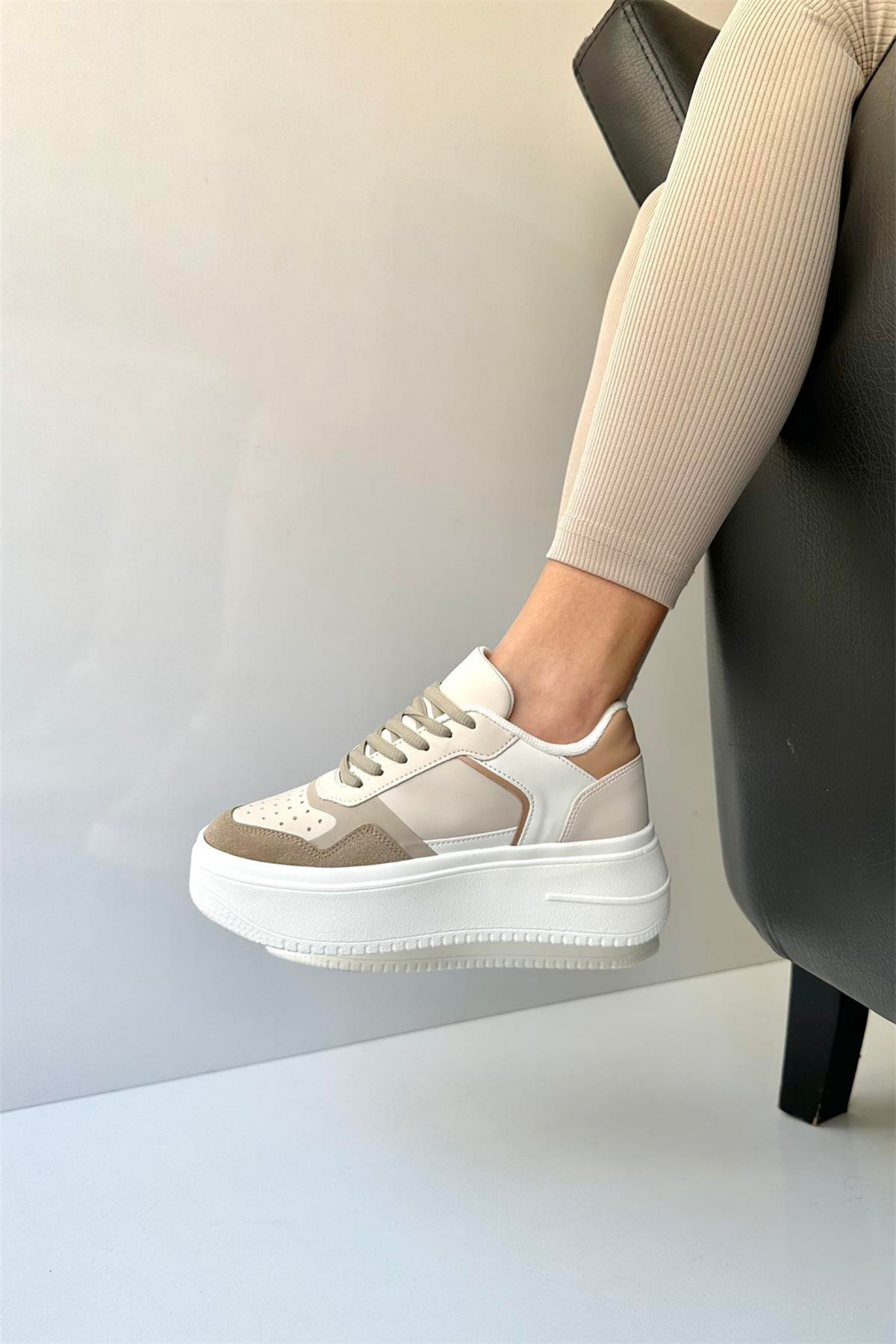 Kadın Spor Ayakkabı BEJ