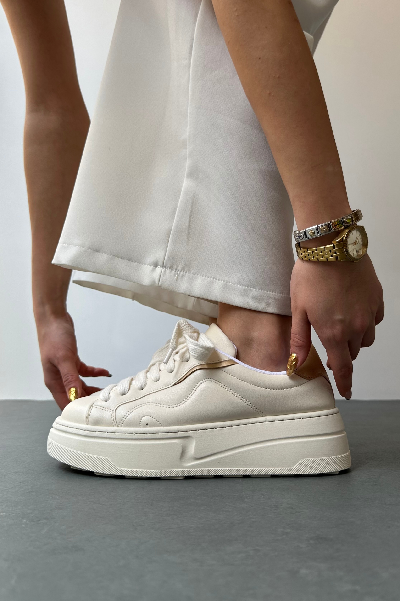 Kadın Spor Ayakkabı BEJ