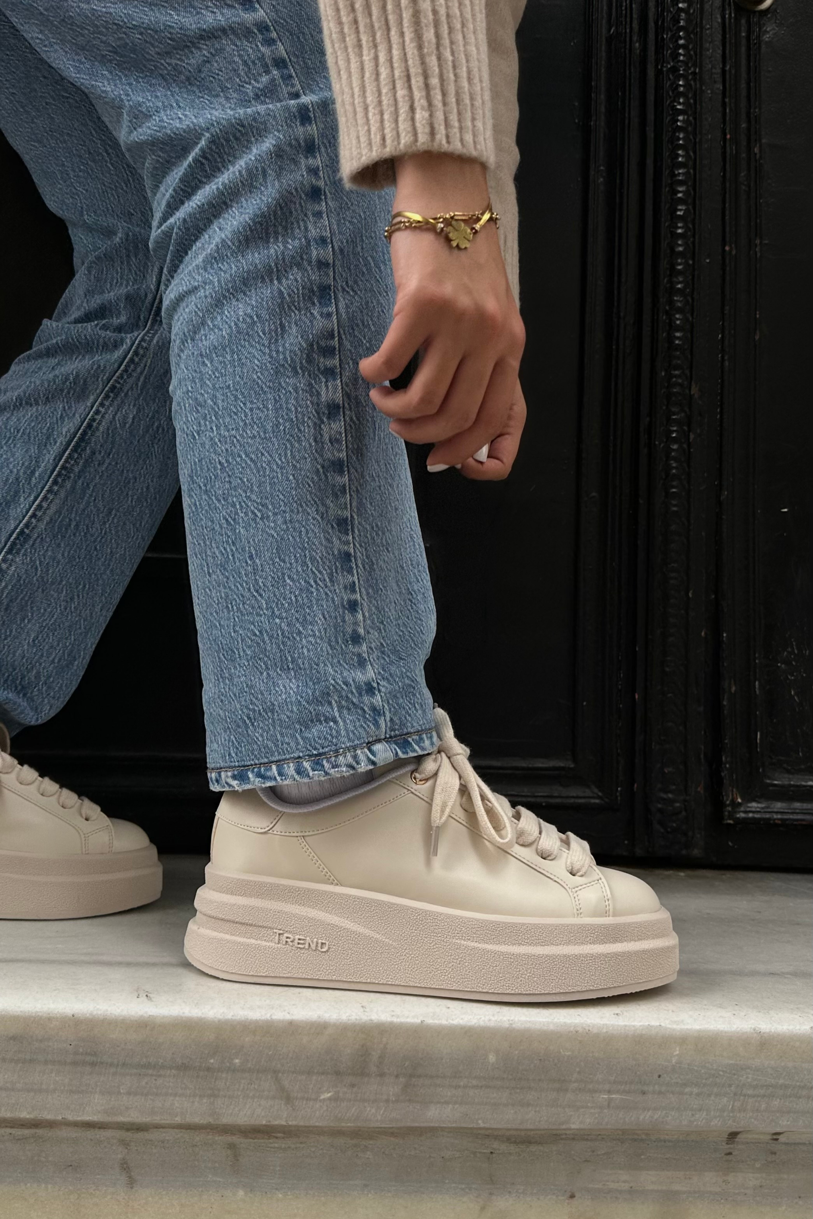 Kadın Spor Ayakkabı BEJ