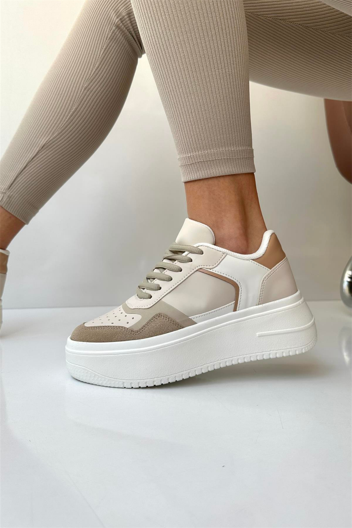 Kadın Spor Ayakkabı BEJ