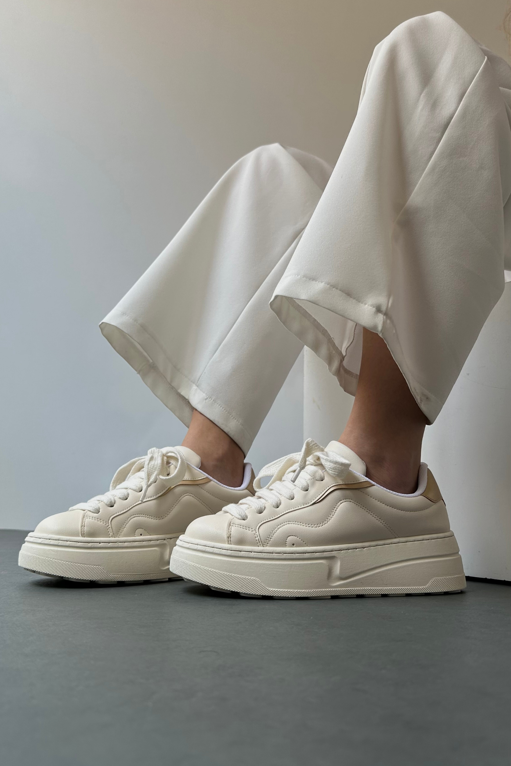 Kadın Spor Ayakkabı BEJ