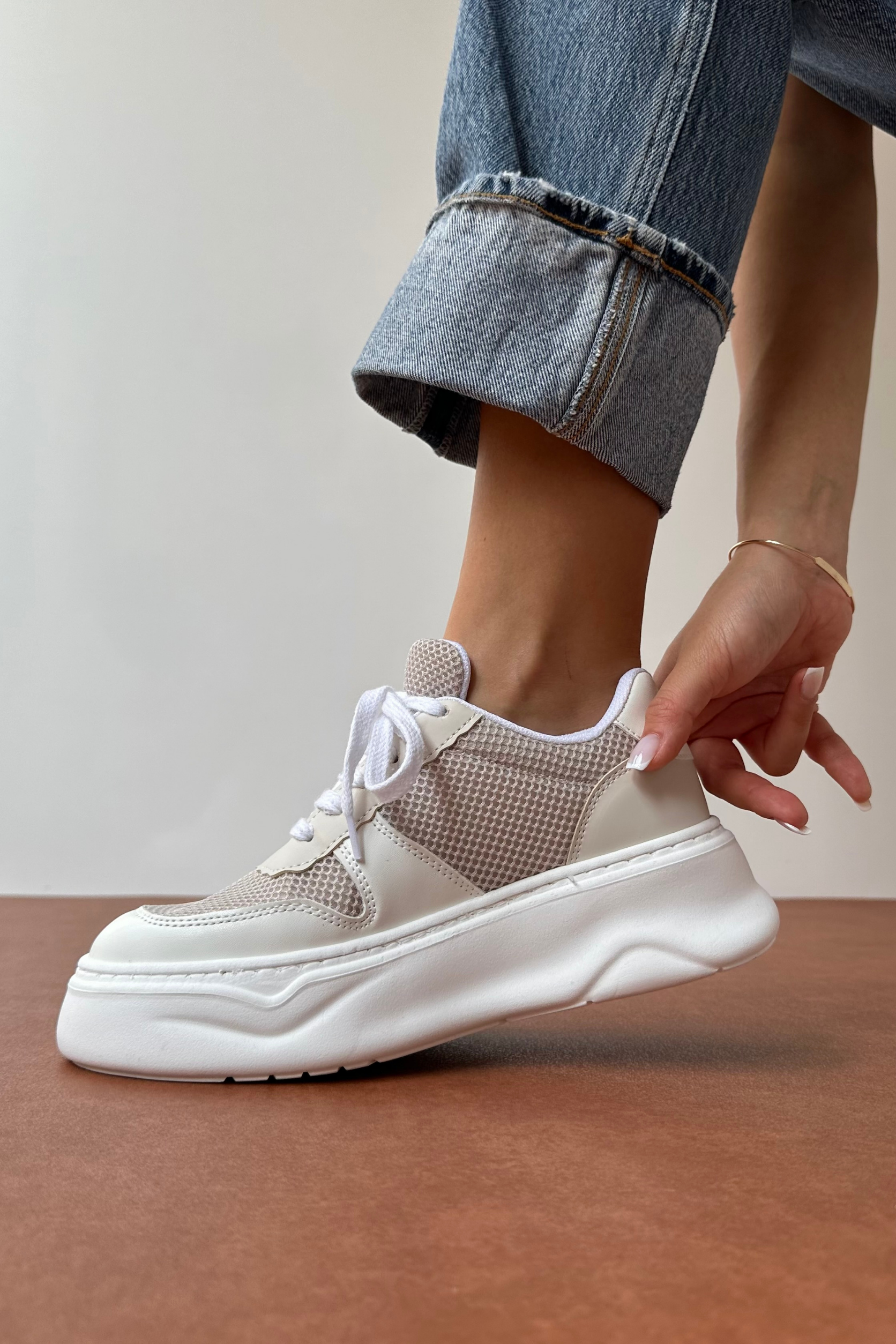 Kadın Spor Ayakkabı BEJ