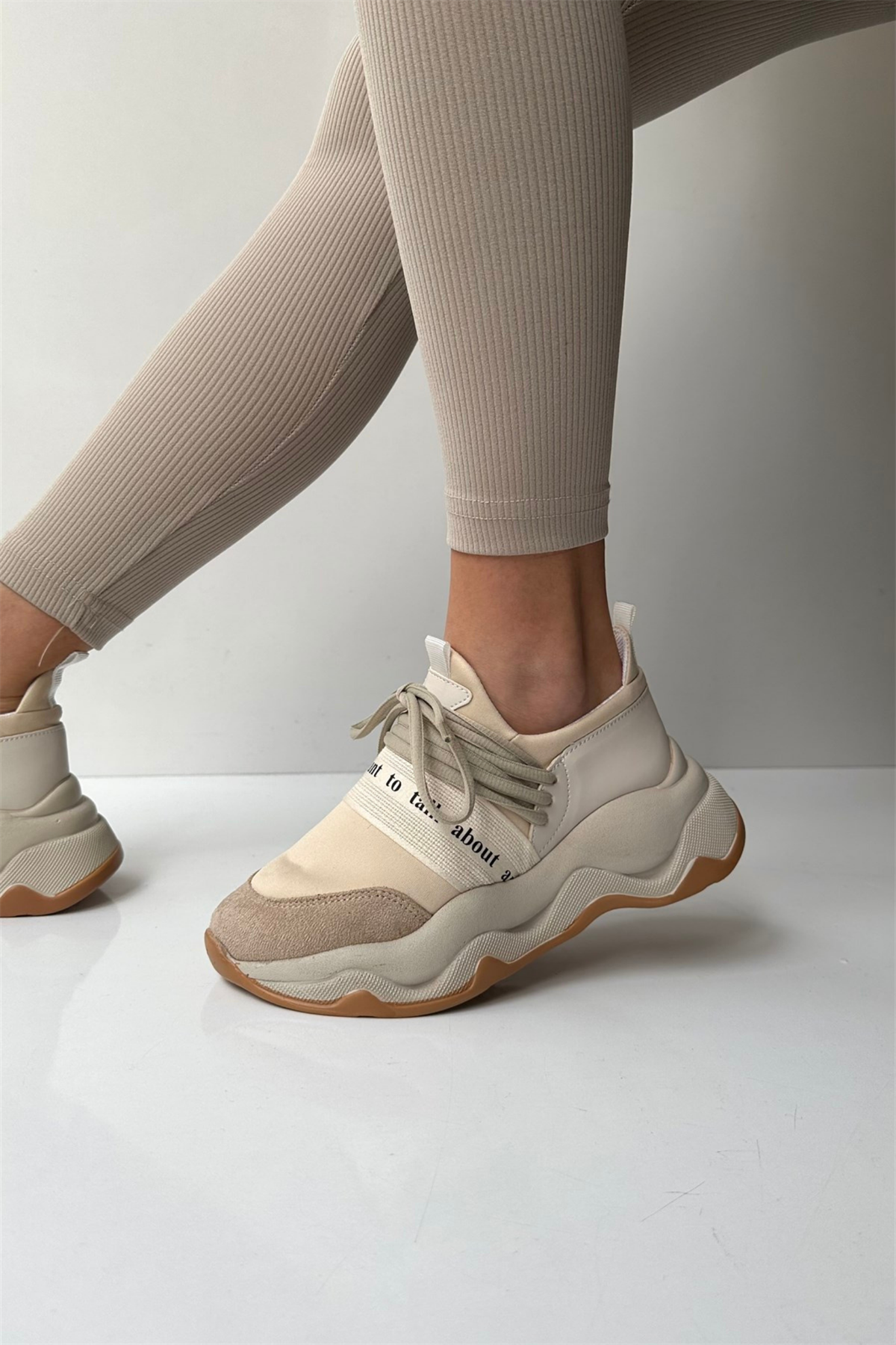 Kadın Spor Ayakkabı BEJ