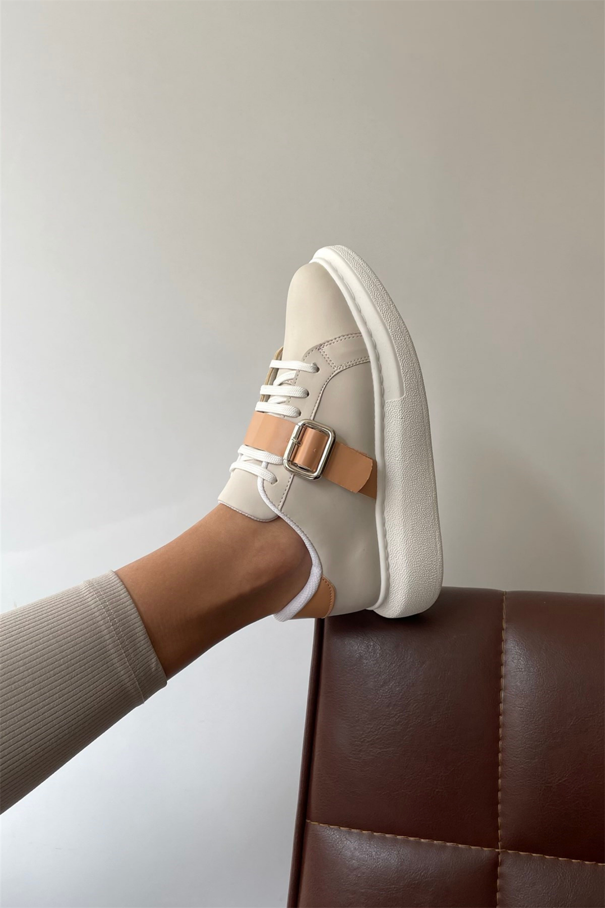 Kadın Spor Ayakkabı BEJ NUDE