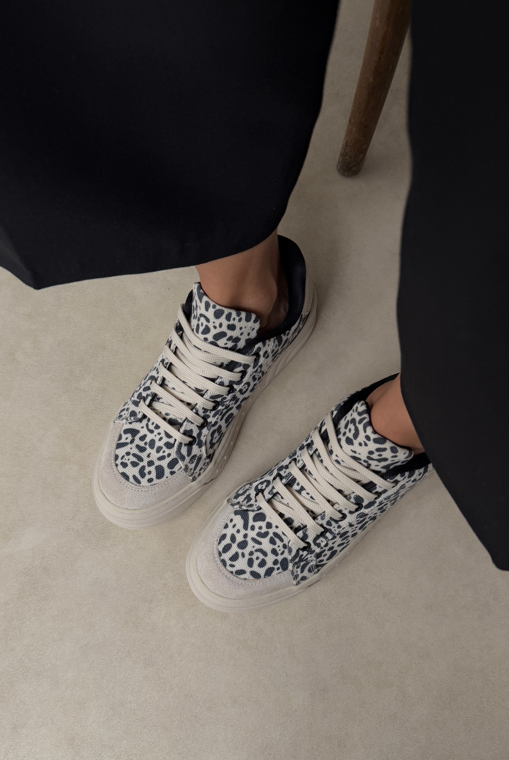 Kadın Spor Ayakkabı BEJ SİYAH