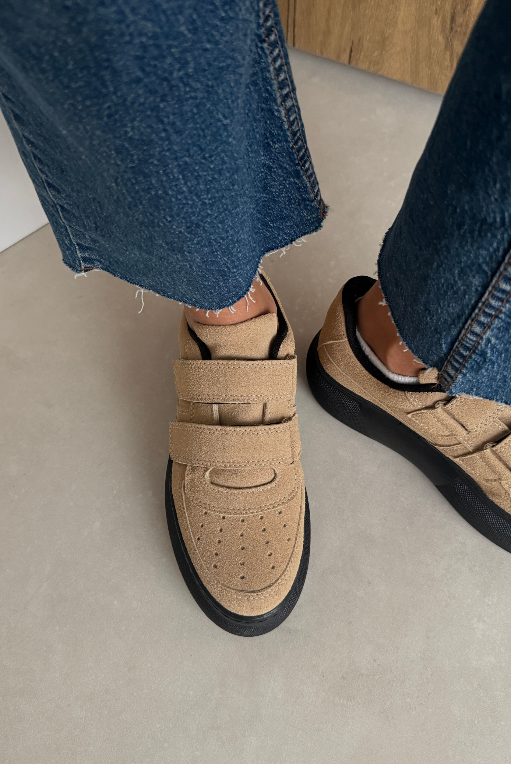 Kadın Spor Ayakkabı BEJ SÜET