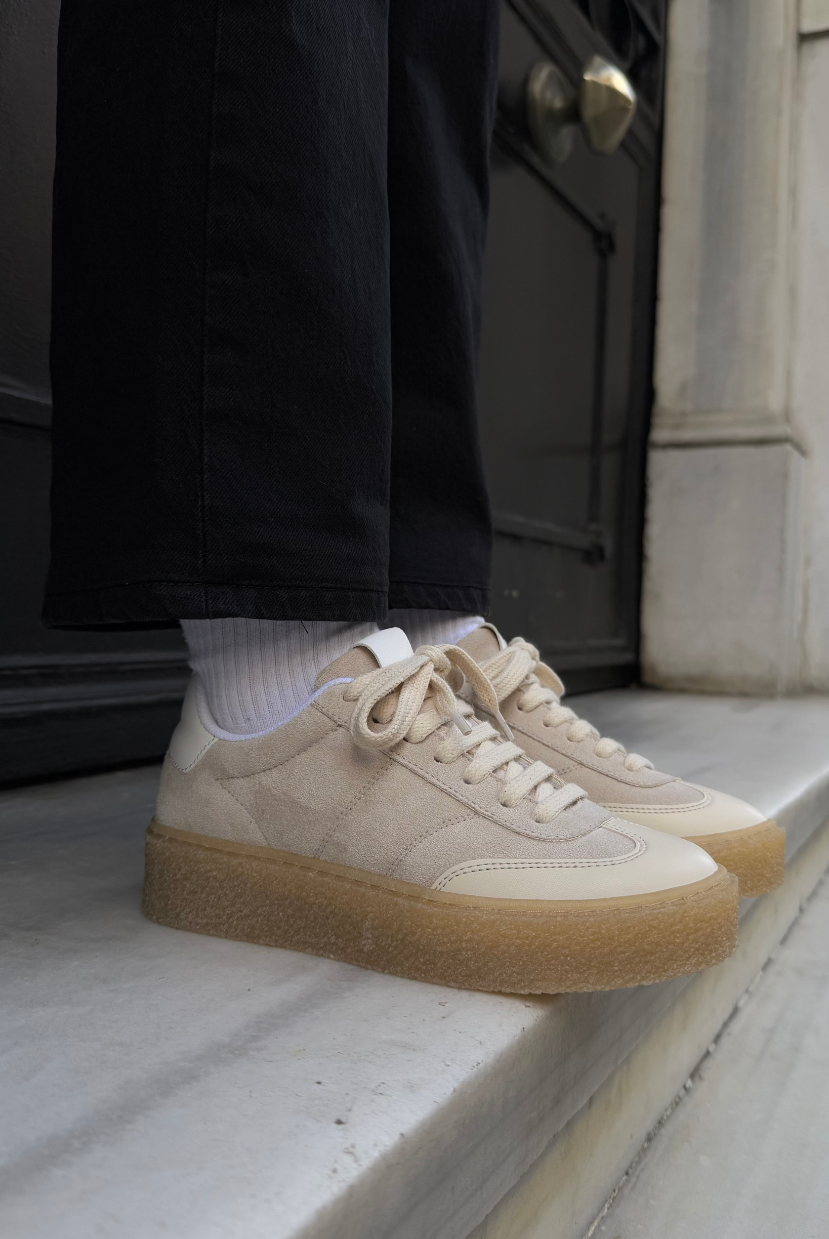 Kadın Spor Ayakkabı BEJ SÜET