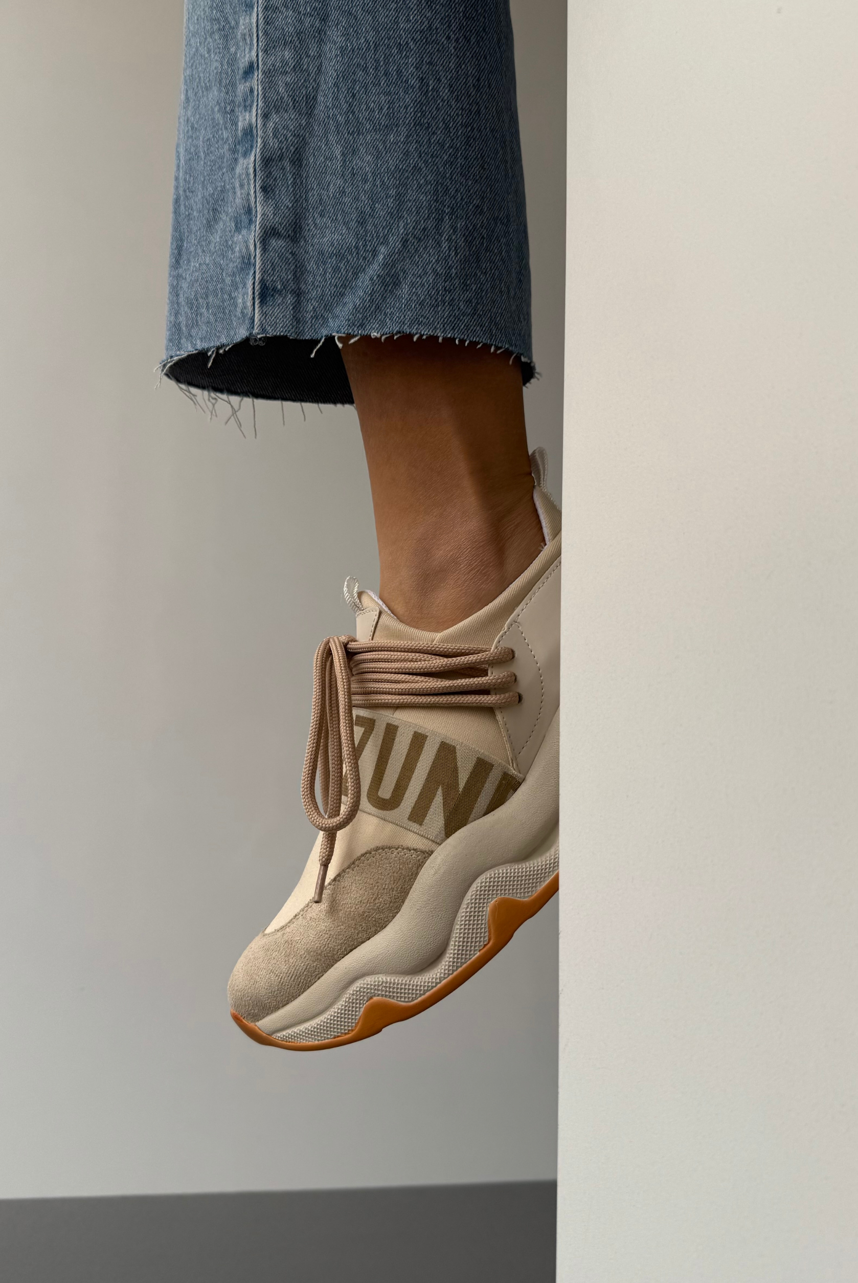 Kadın Spor Ayakkabı BEJ TURUNCU