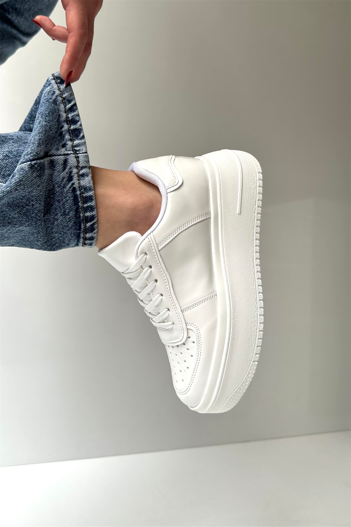 Kadın Spor Ayakkabı BEYAZ