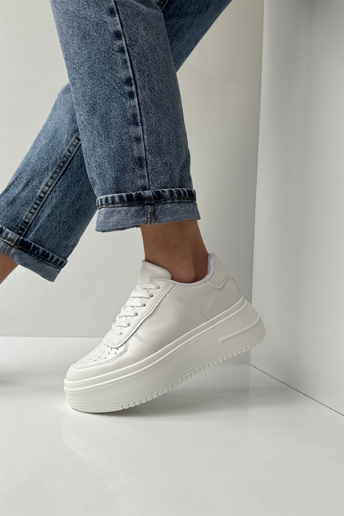 Kadın Spor Ayakkabı BEYAZ