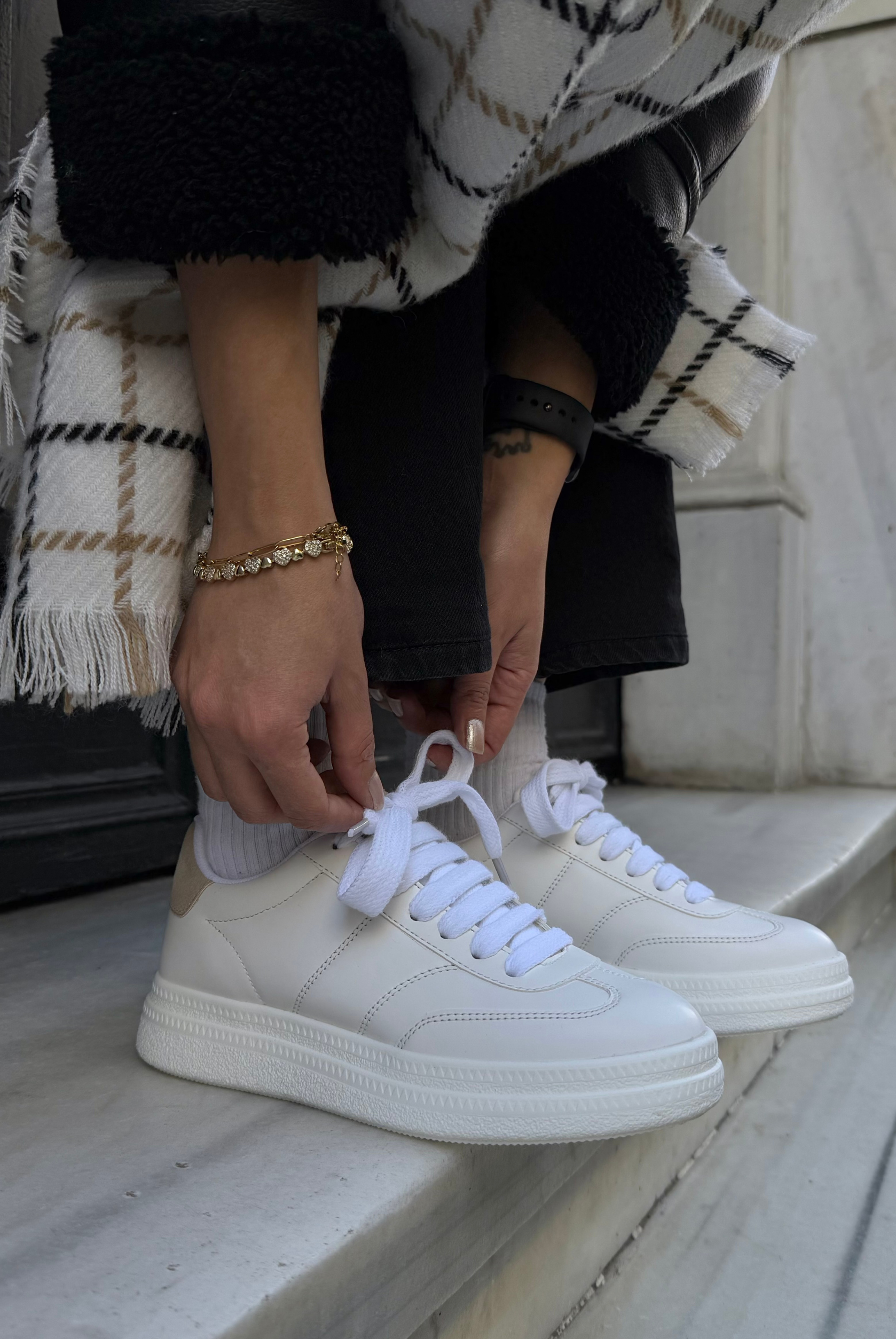 Kadın Spor Ayakkabı BEYAZ