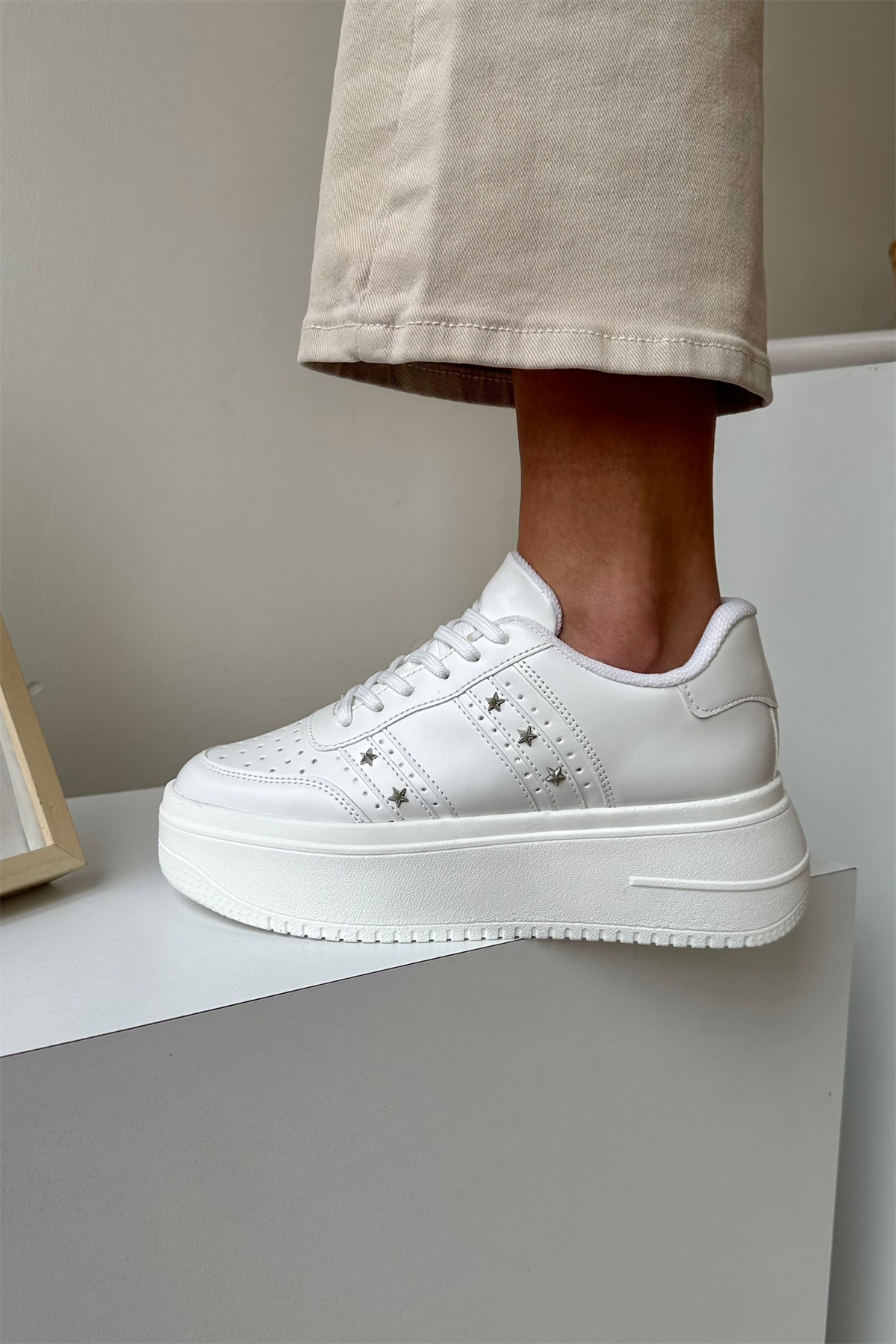 Kadın Spor Ayakkabı BEYAZ