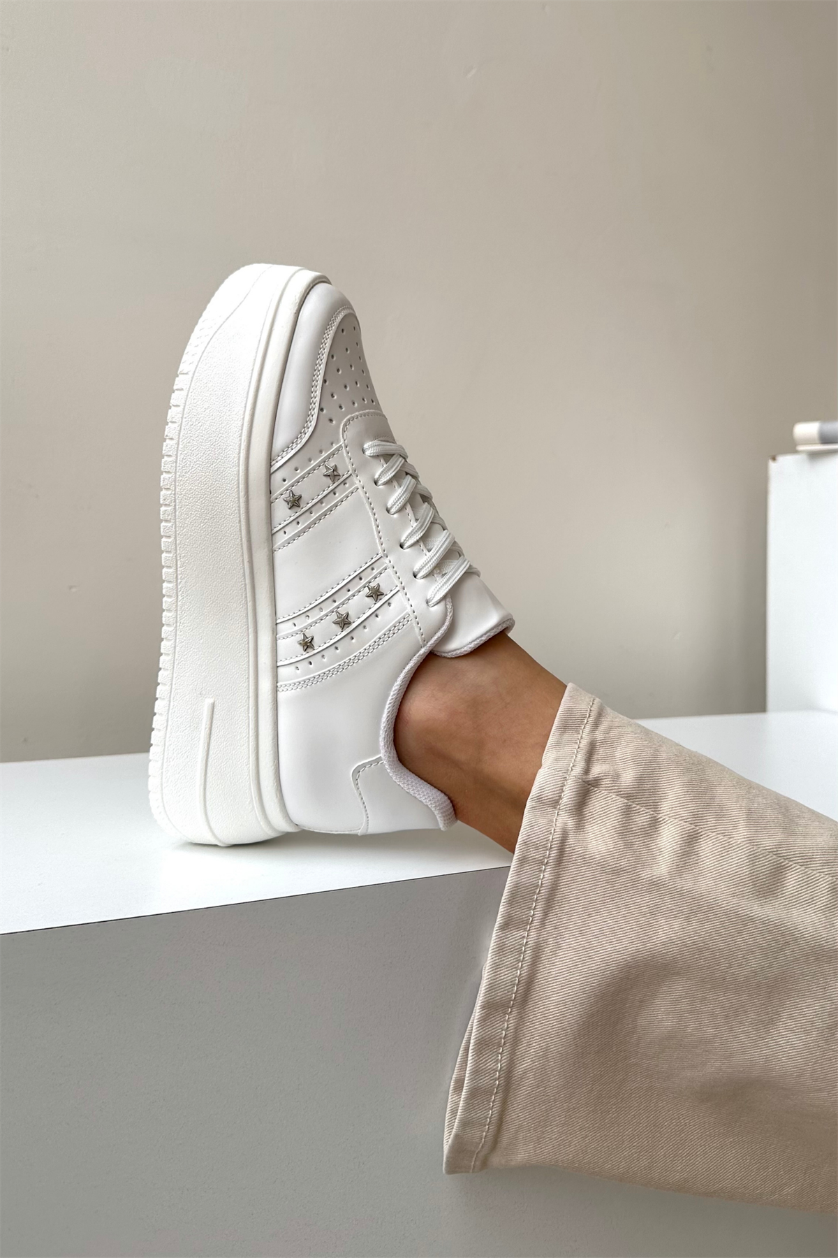 Kadın Spor Ayakkabı BEYAZ