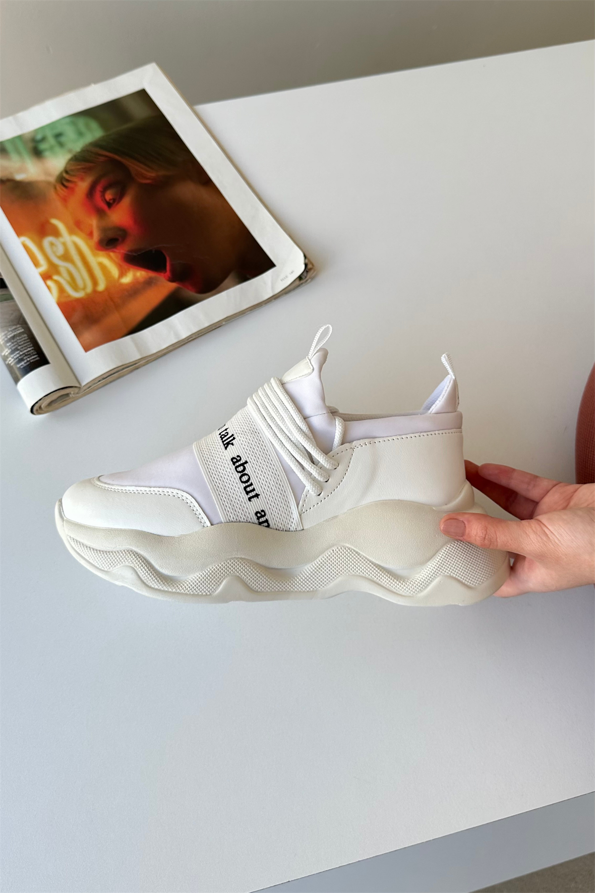 Kadın Spor Ayakkabı BEYAZ