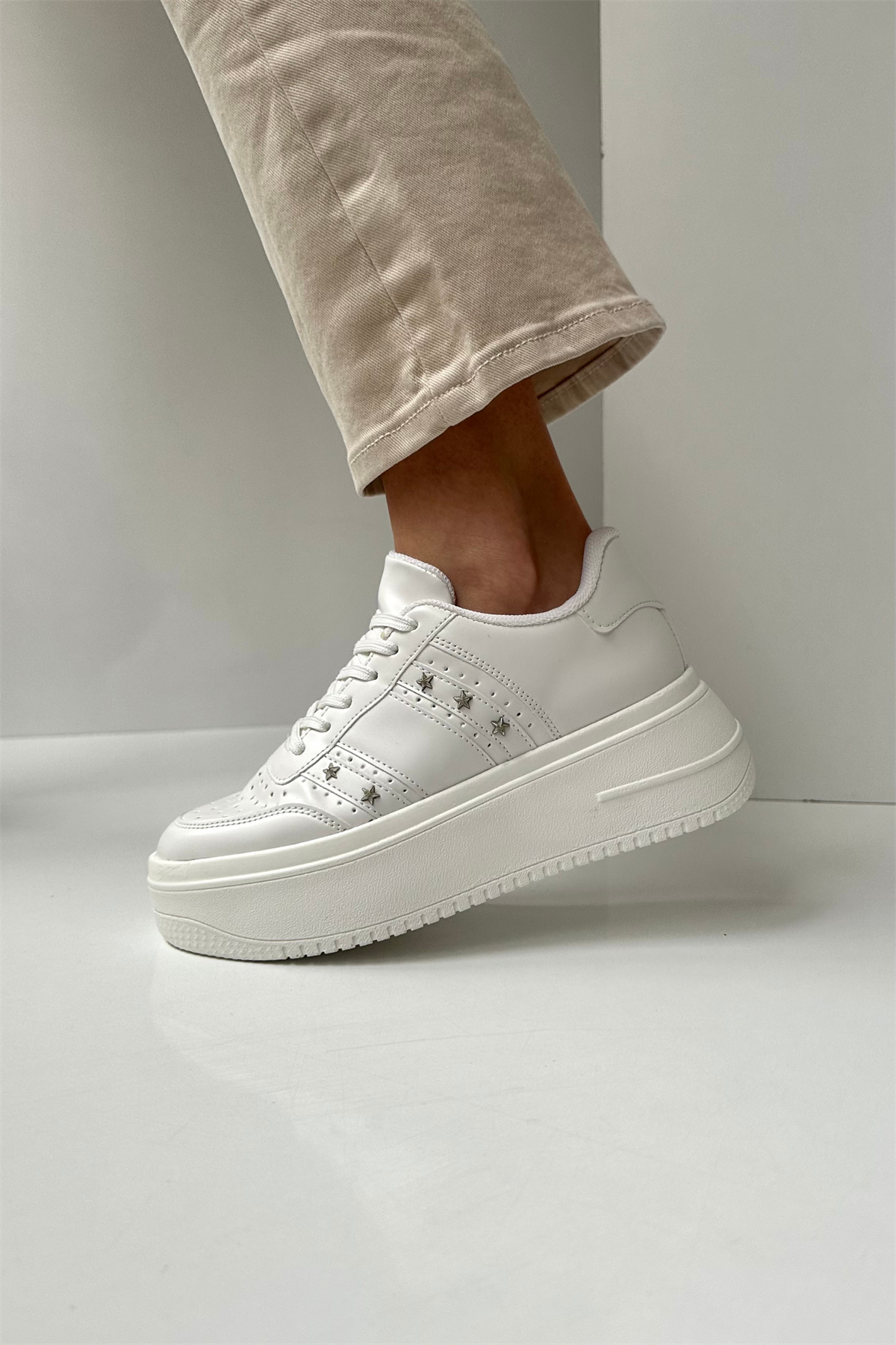 Kadın Spor Ayakkabı BEYAZ