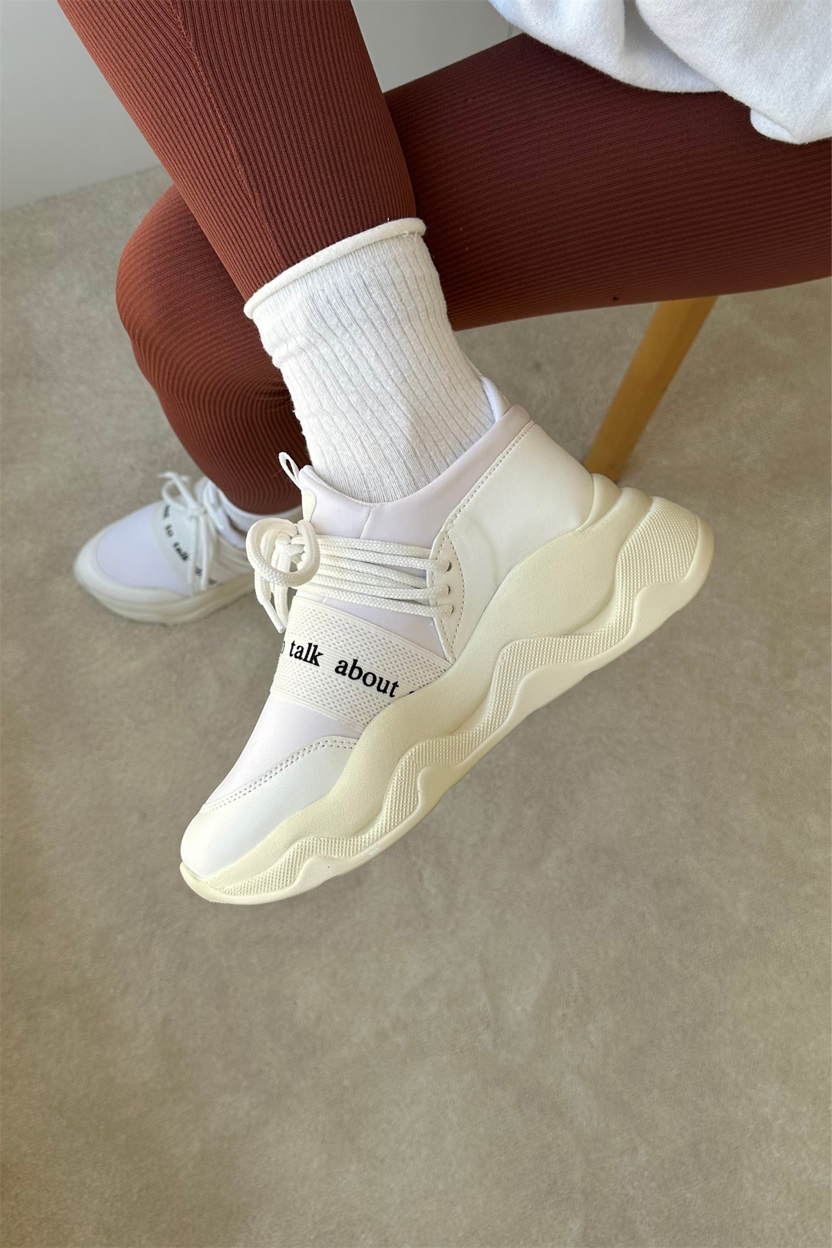 Kadın Spor Ayakkabı BEYAZ