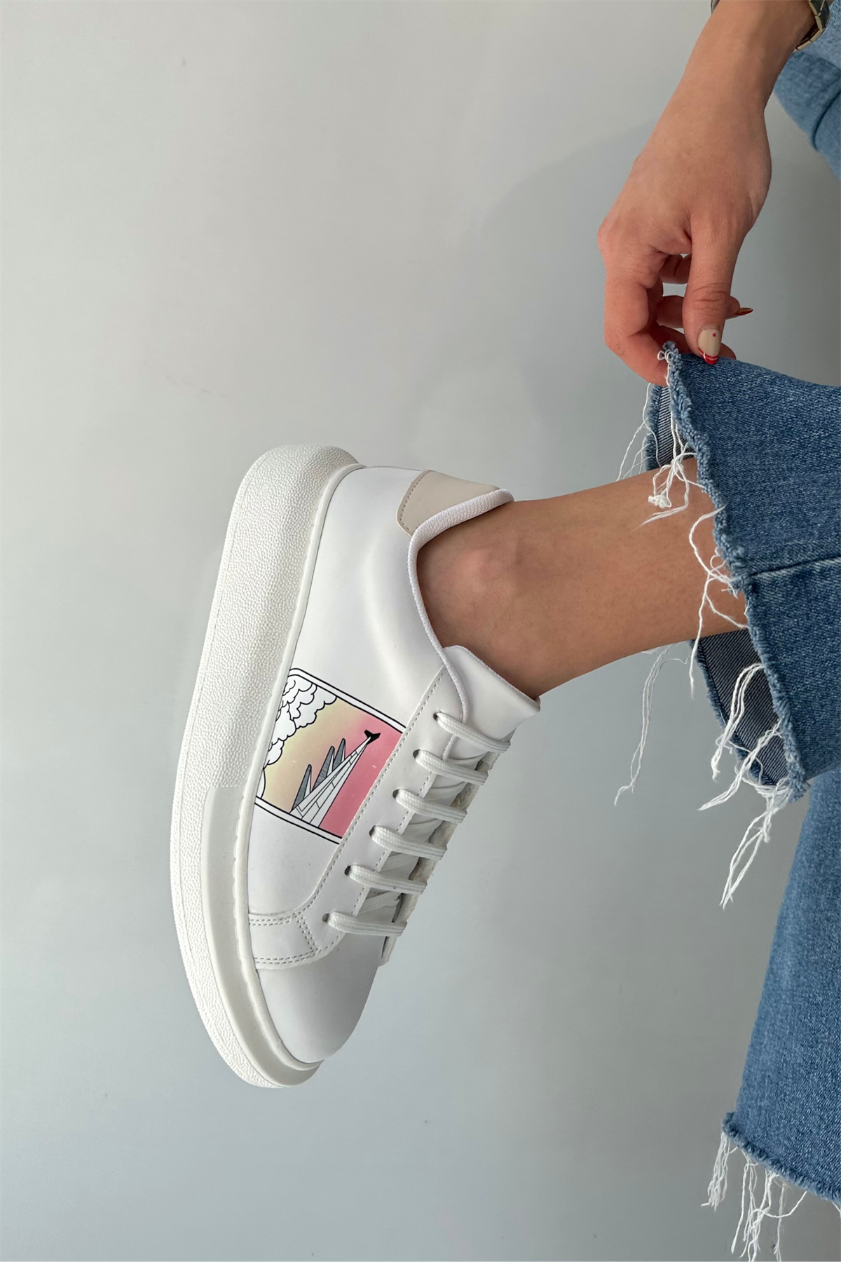 Kadın Spor Ayakkabı BEYAZ HOLİDAY