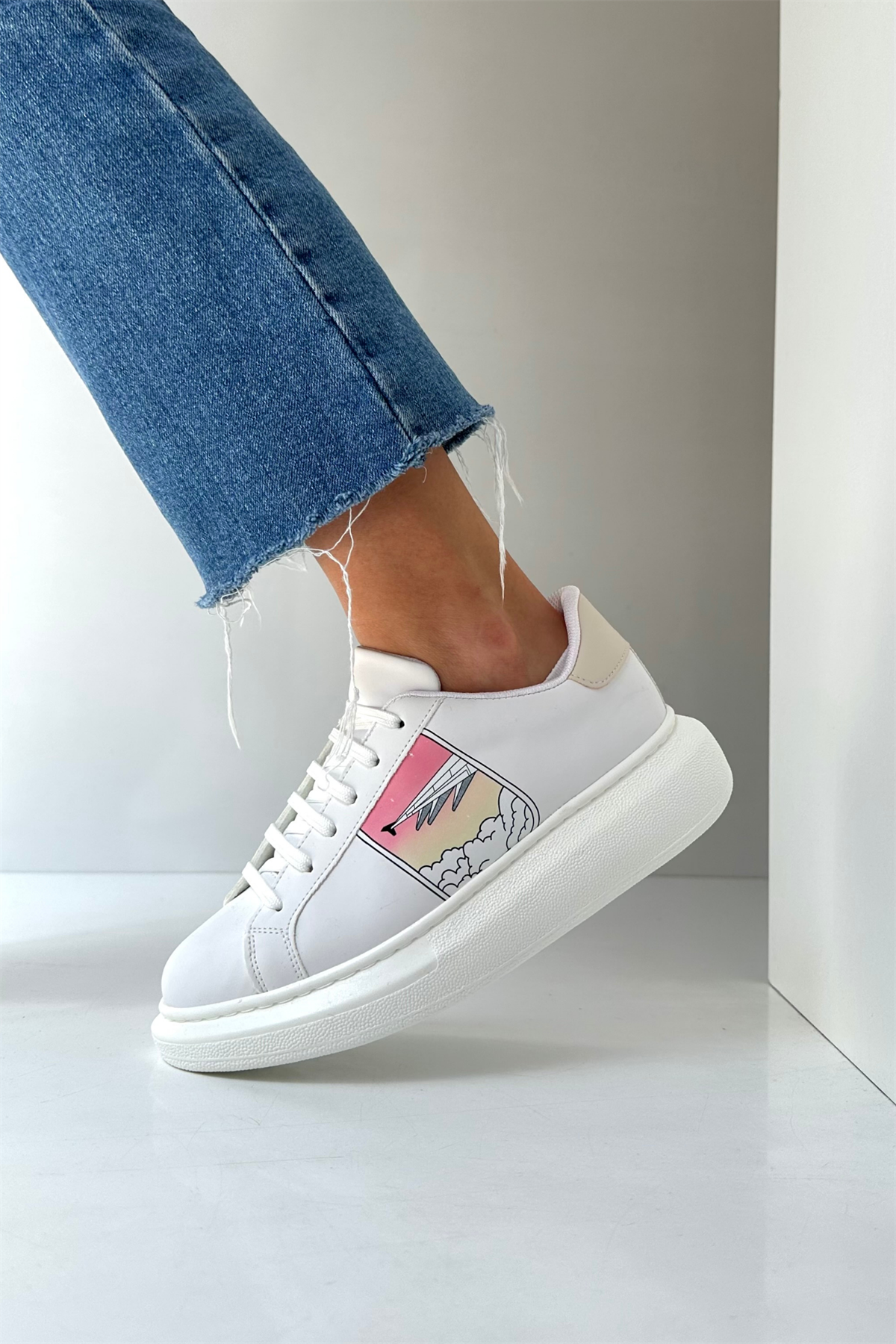 Kadın Spor Ayakkabı BEYAZ HOLİDAY