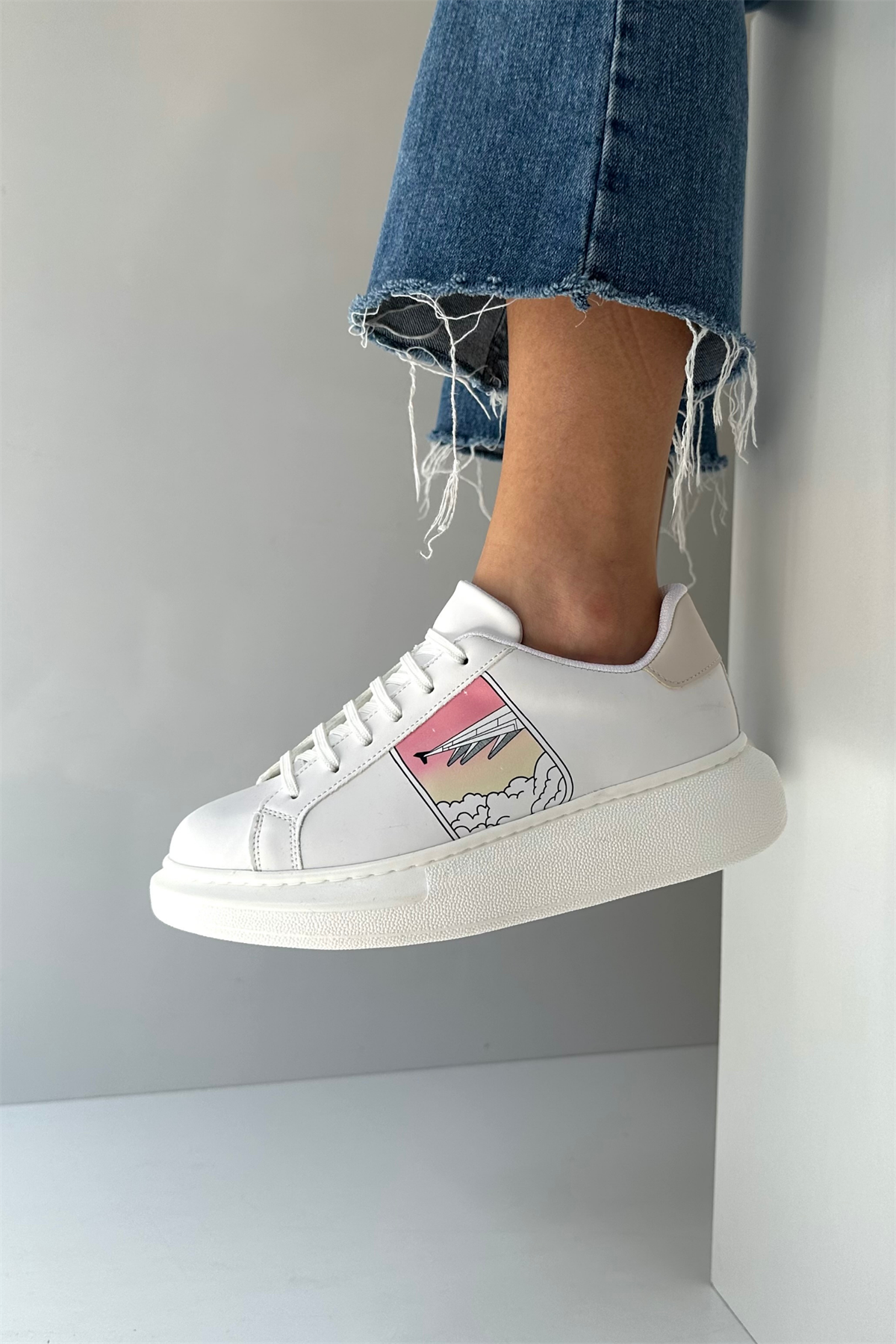 Kadın Spor Ayakkabı BEYAZ HOLİDAY