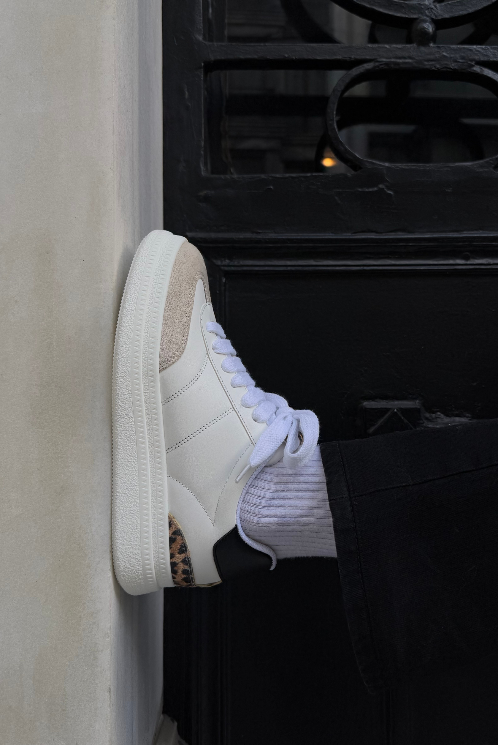 Kadın Spor Ayakkabı BEYAZ LEOPAR