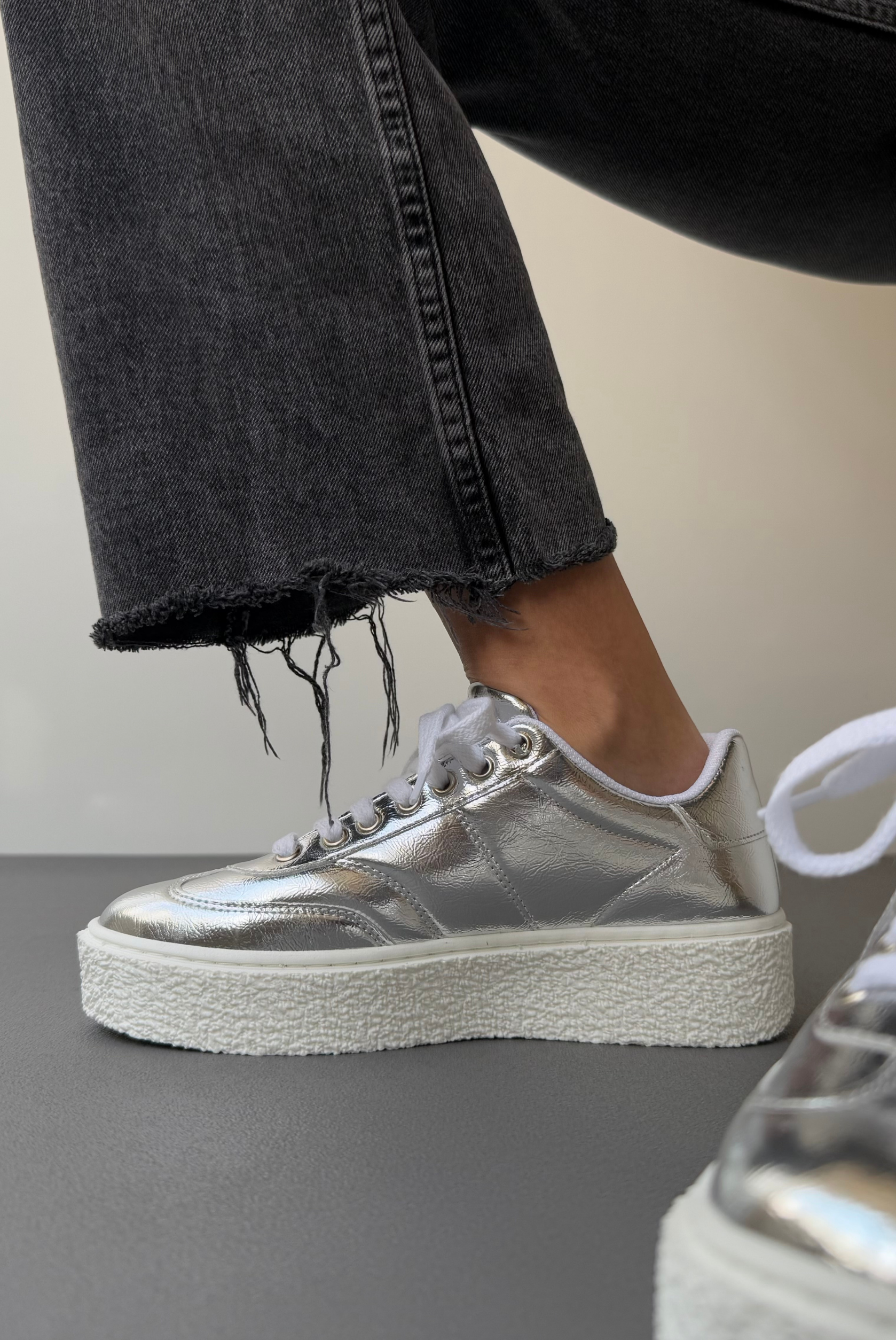 Kadın Spor Ayakkabı GÜMÜŞ