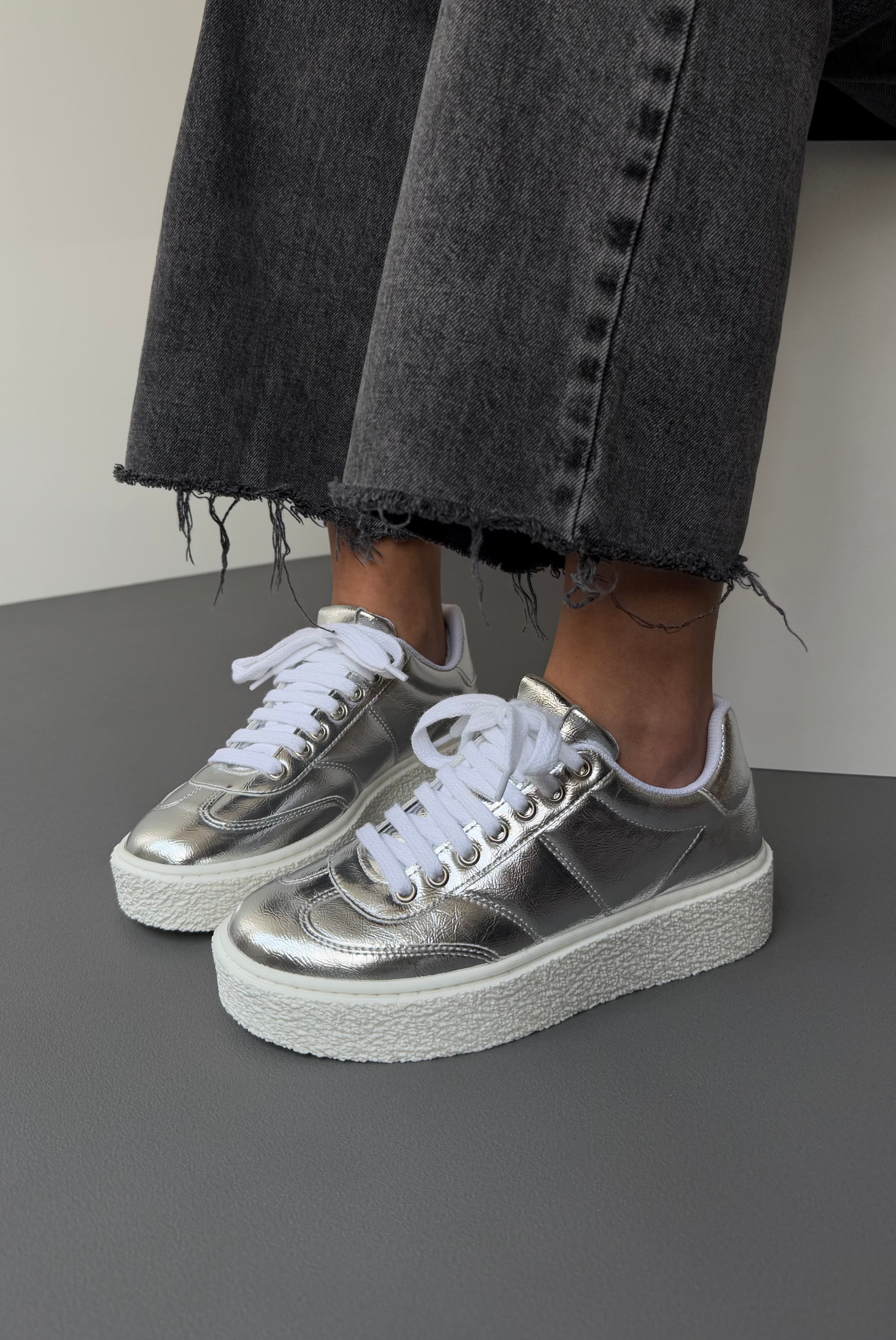 Kadın Spor Ayakkabı GÜMÜŞ