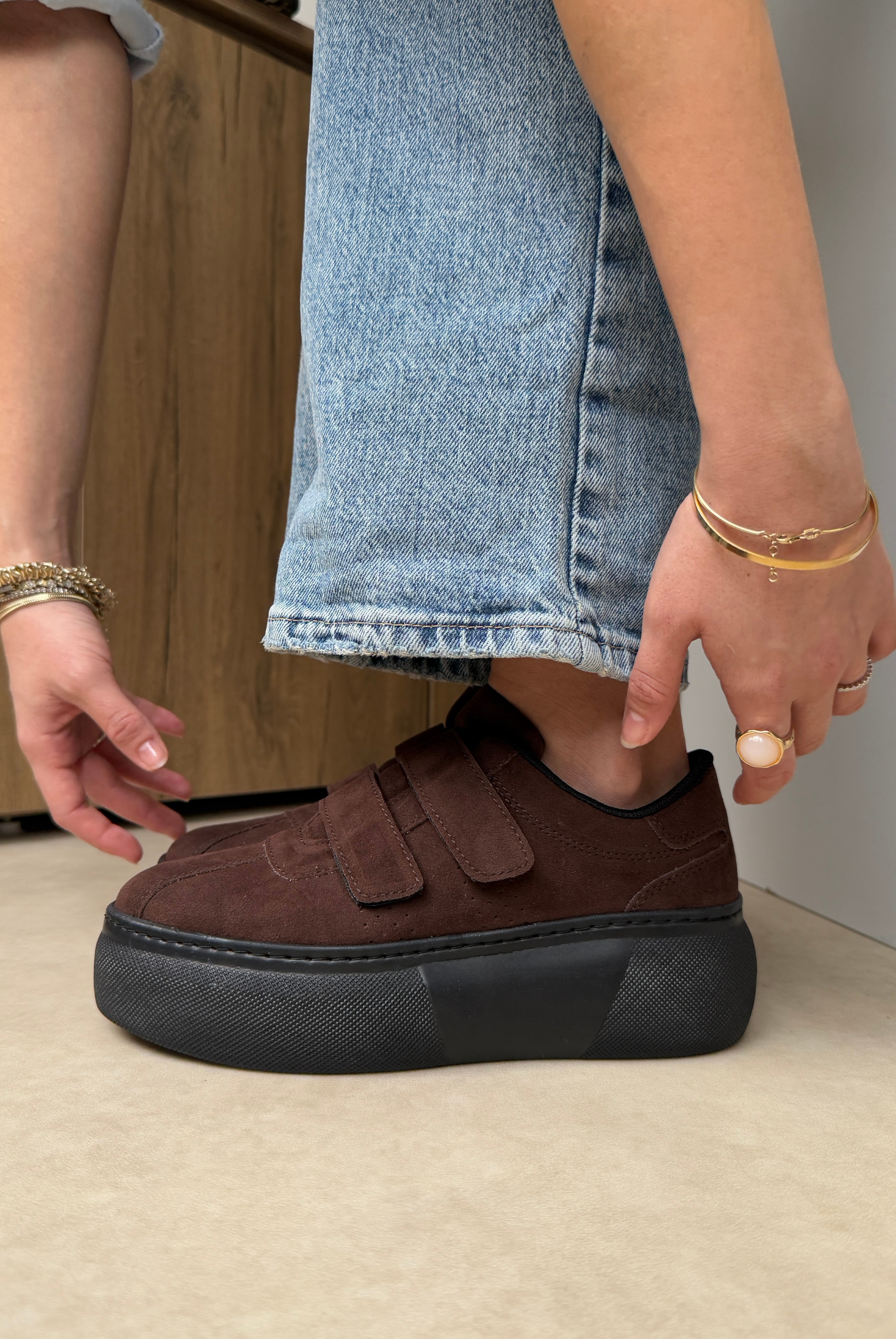 Kadın Spor Ayakkabı KAHVE SÜET