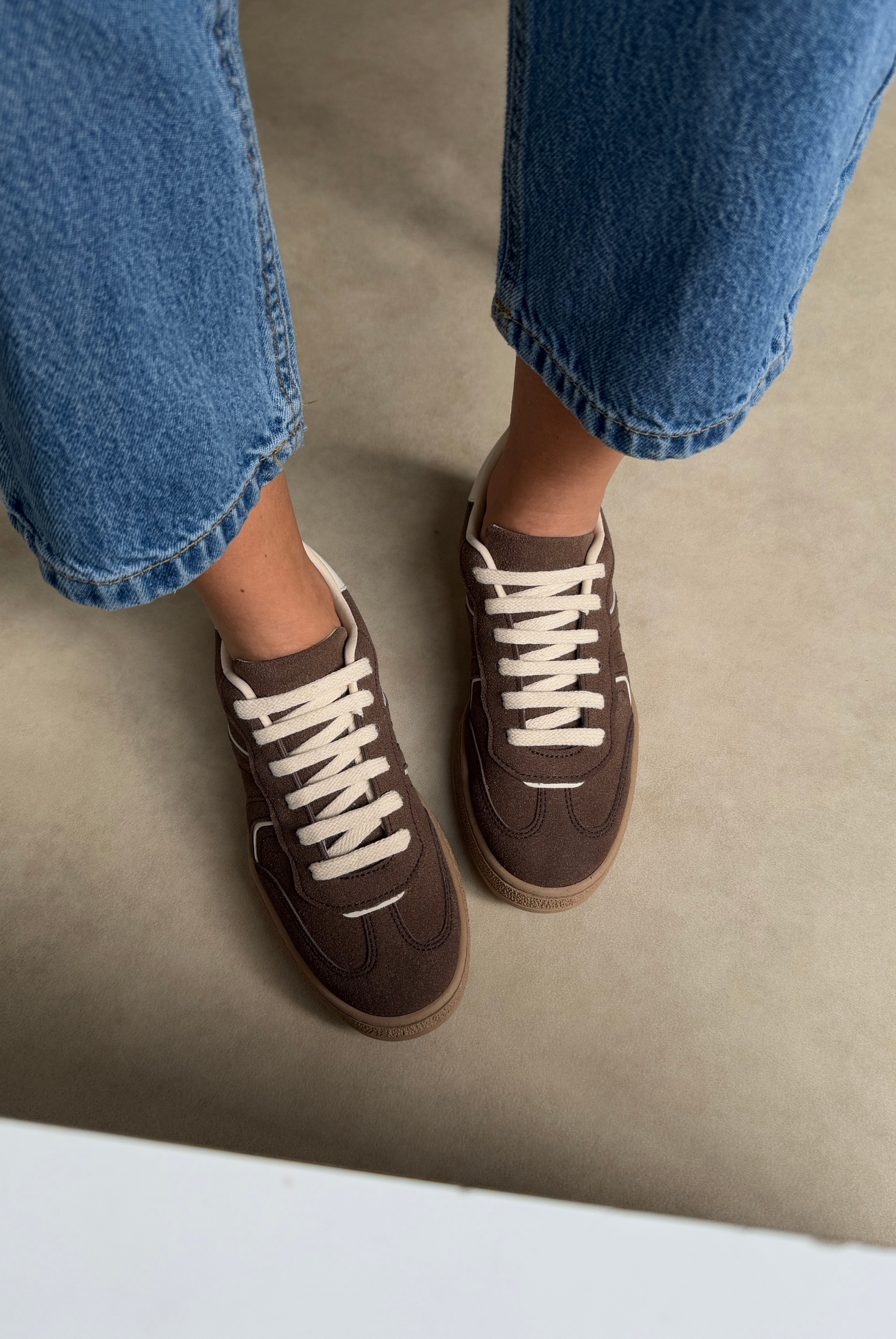 Kadın Spor Ayakkabı KAHVE SÜET