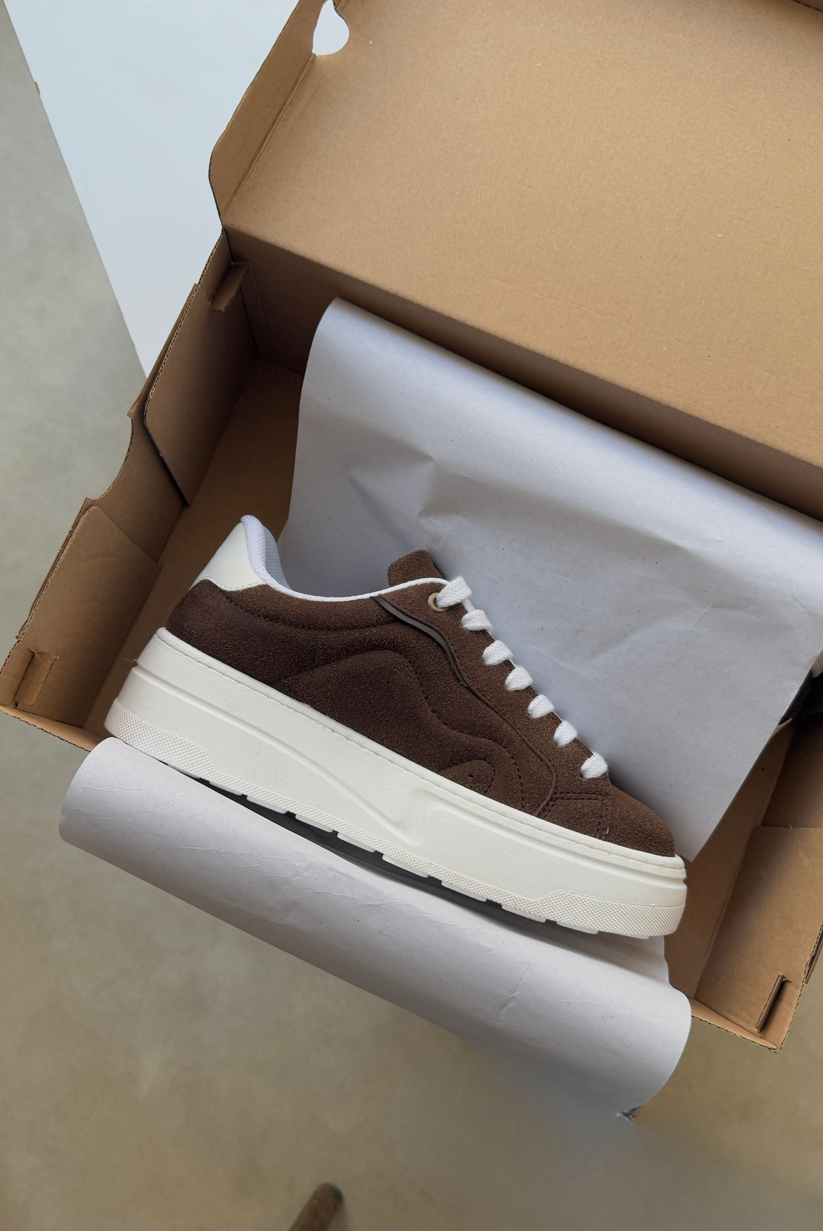 Kadın Spor Ayakkabı KAHVE SÜET