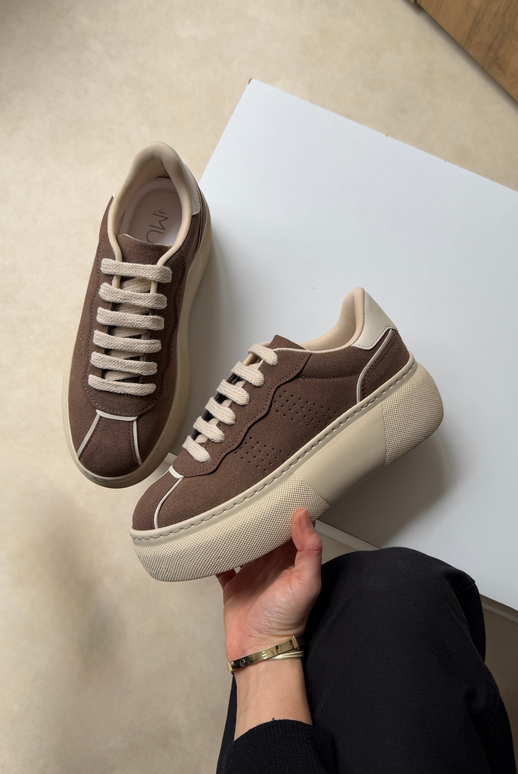 Kadın Spor Ayakkabı KAHVE SÜET