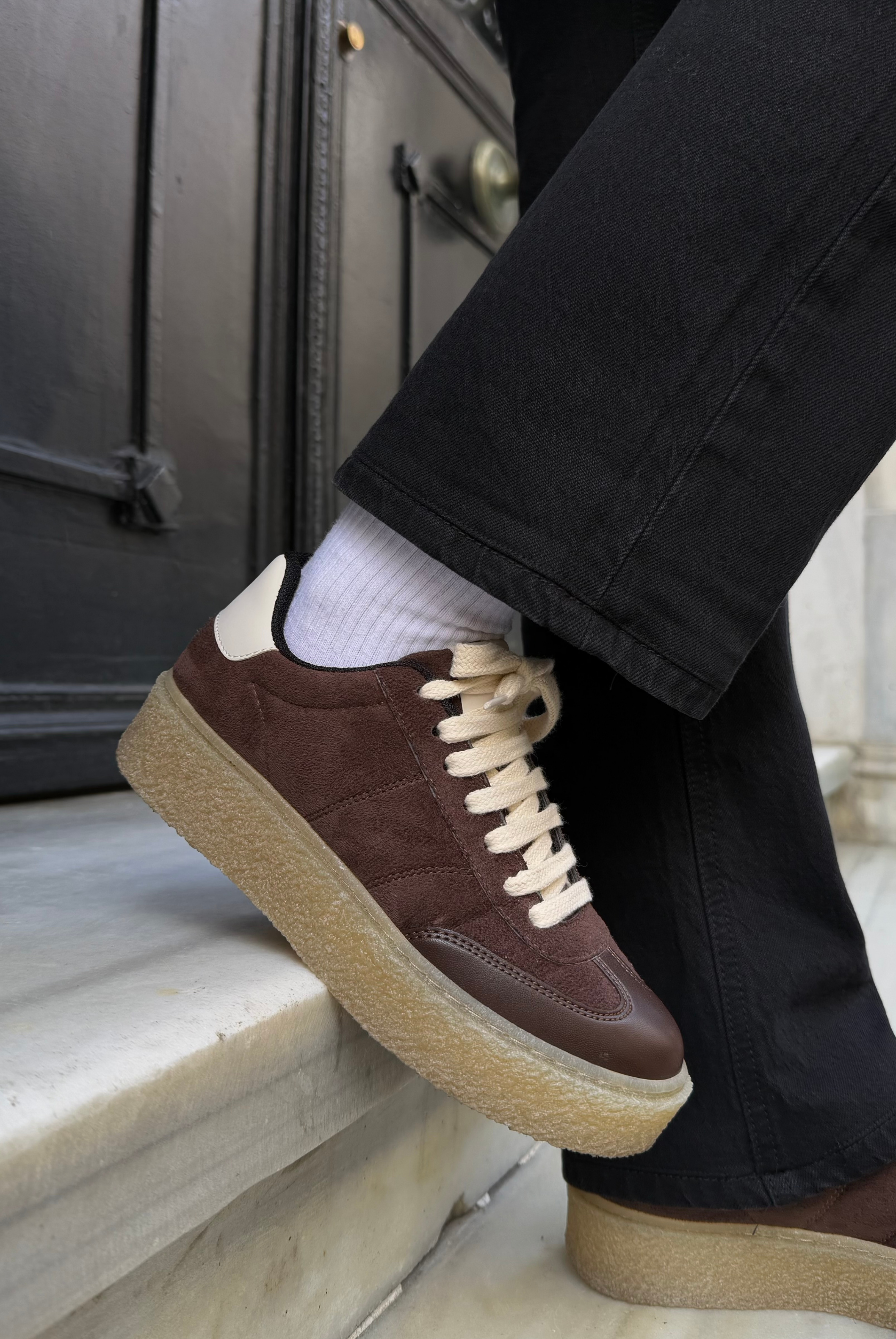 Kadın Spor Ayakkabı KAHVE SÜET