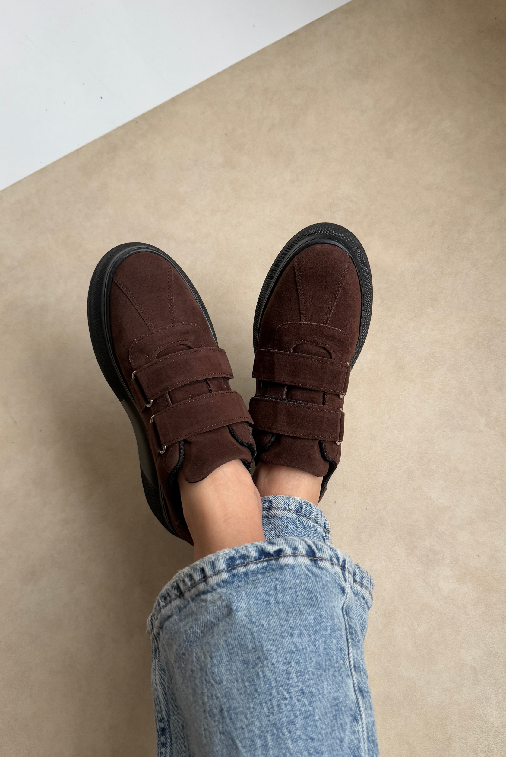 Kadın Spor Ayakkabı KAHVE SÜET