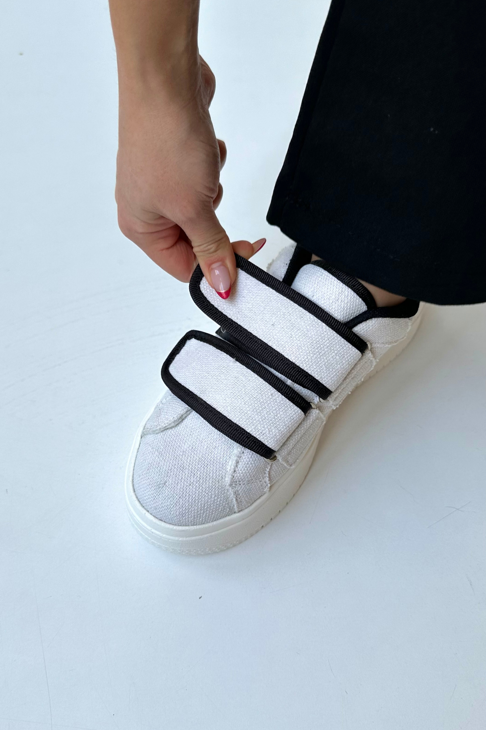 Kadın Spor Ayakkabı KREM KETEN