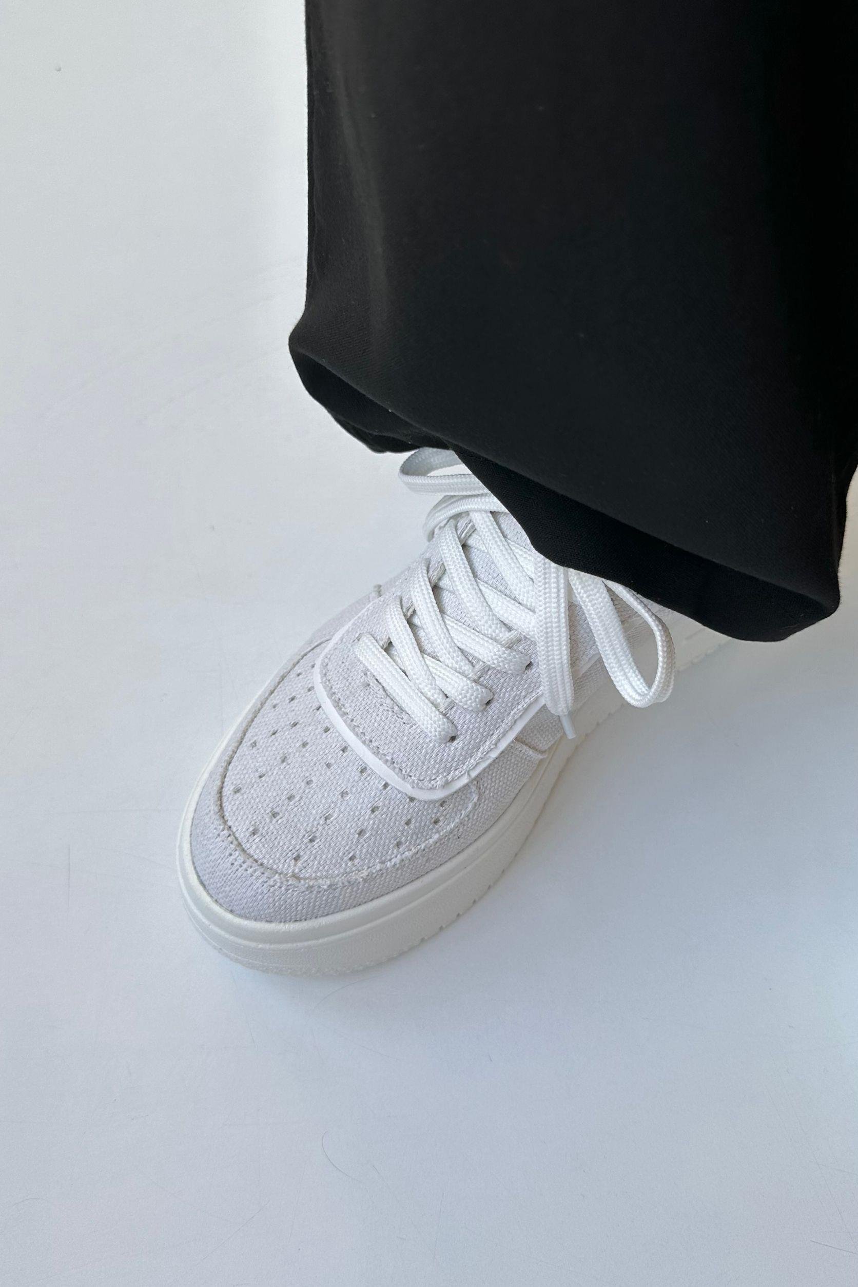 Kadın Spor Ayakkabı KREM KETEN