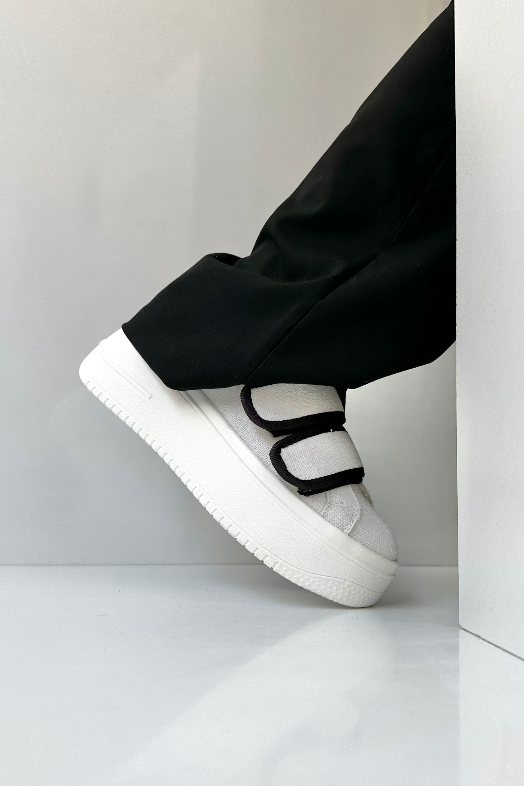 Kadın Spor Ayakkabı KREM KETEN