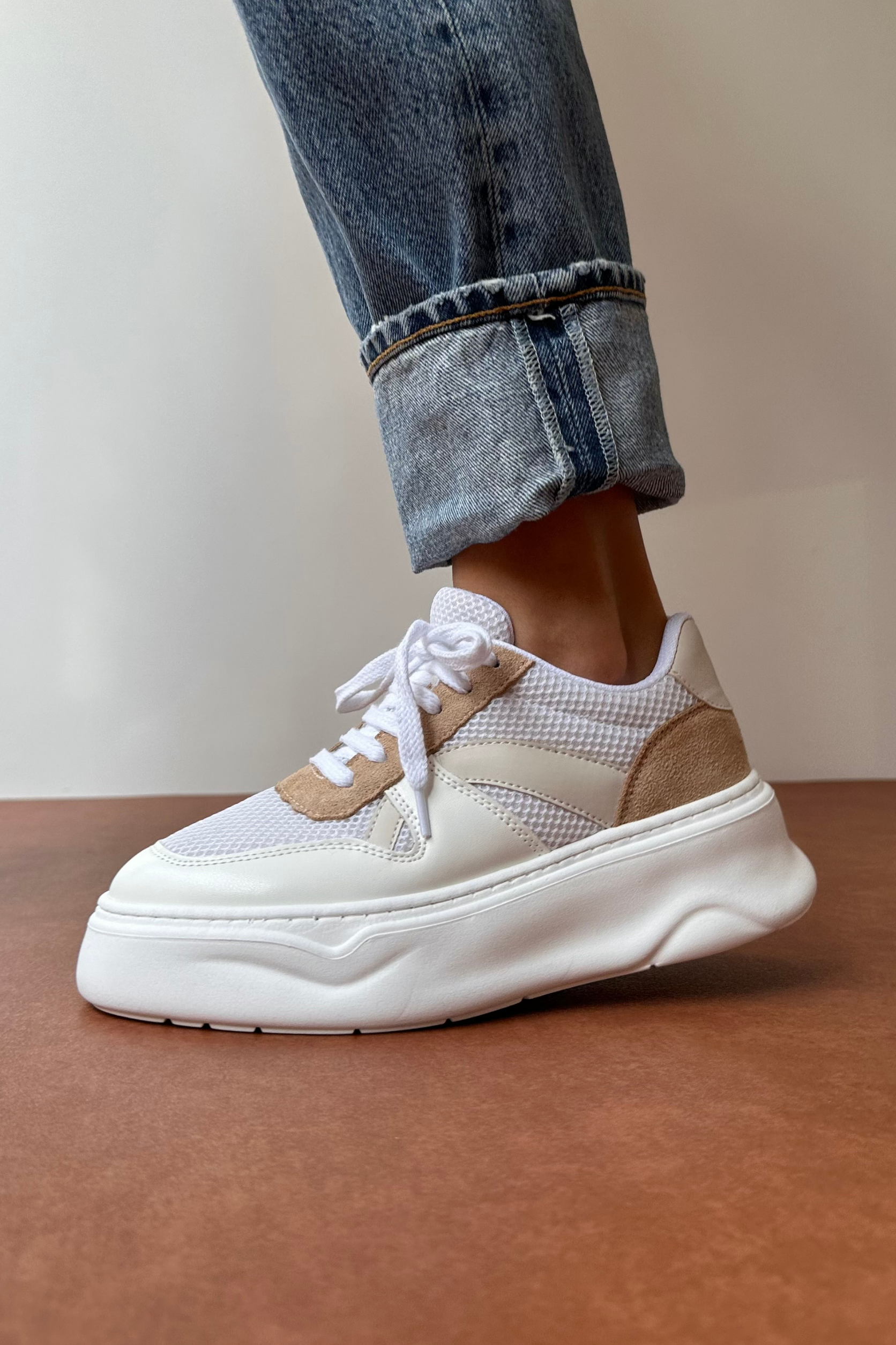 Kadın Spor Ayakkabı NUDE SÜET